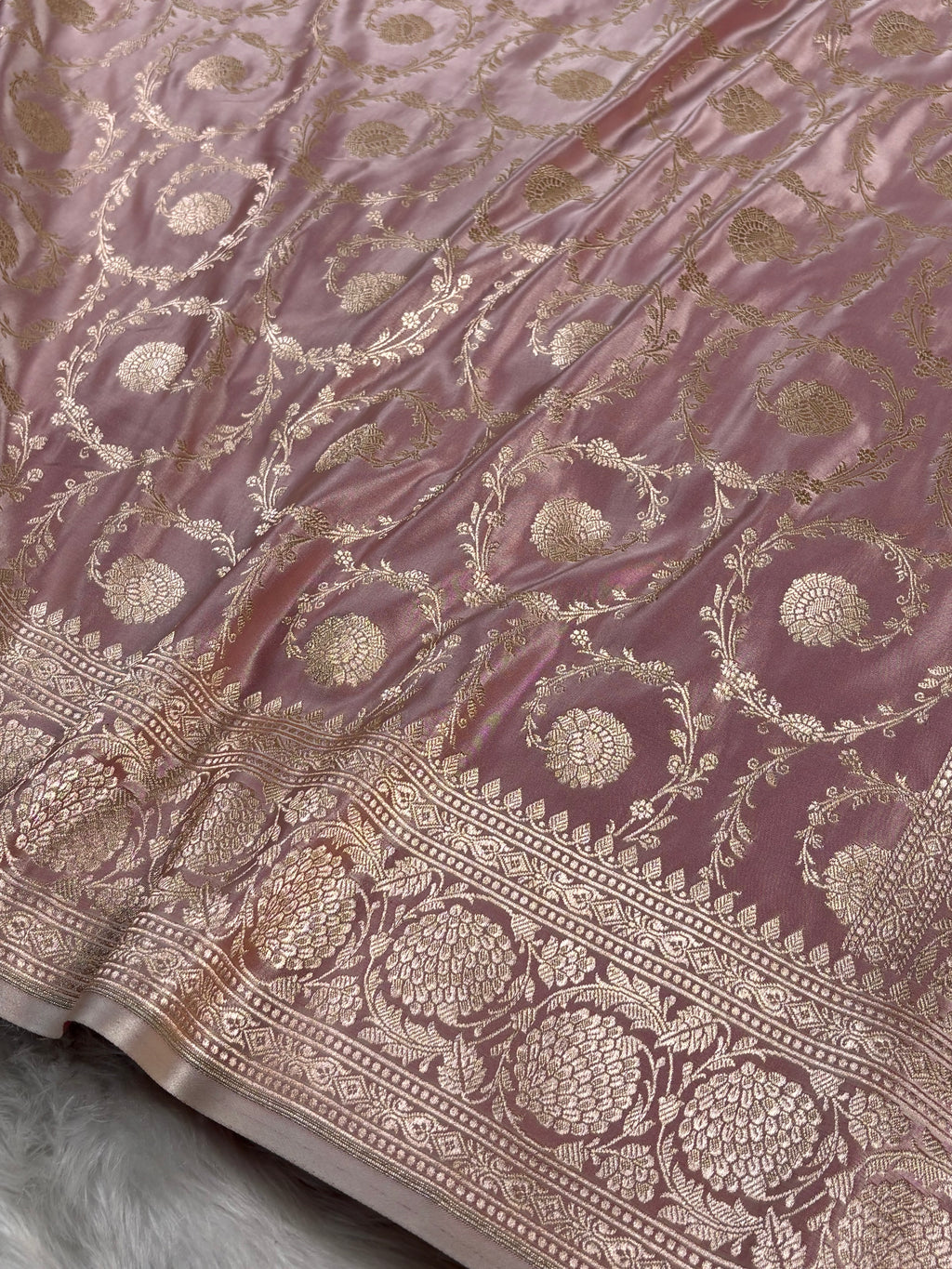Mashru Katan Banarasi Saree