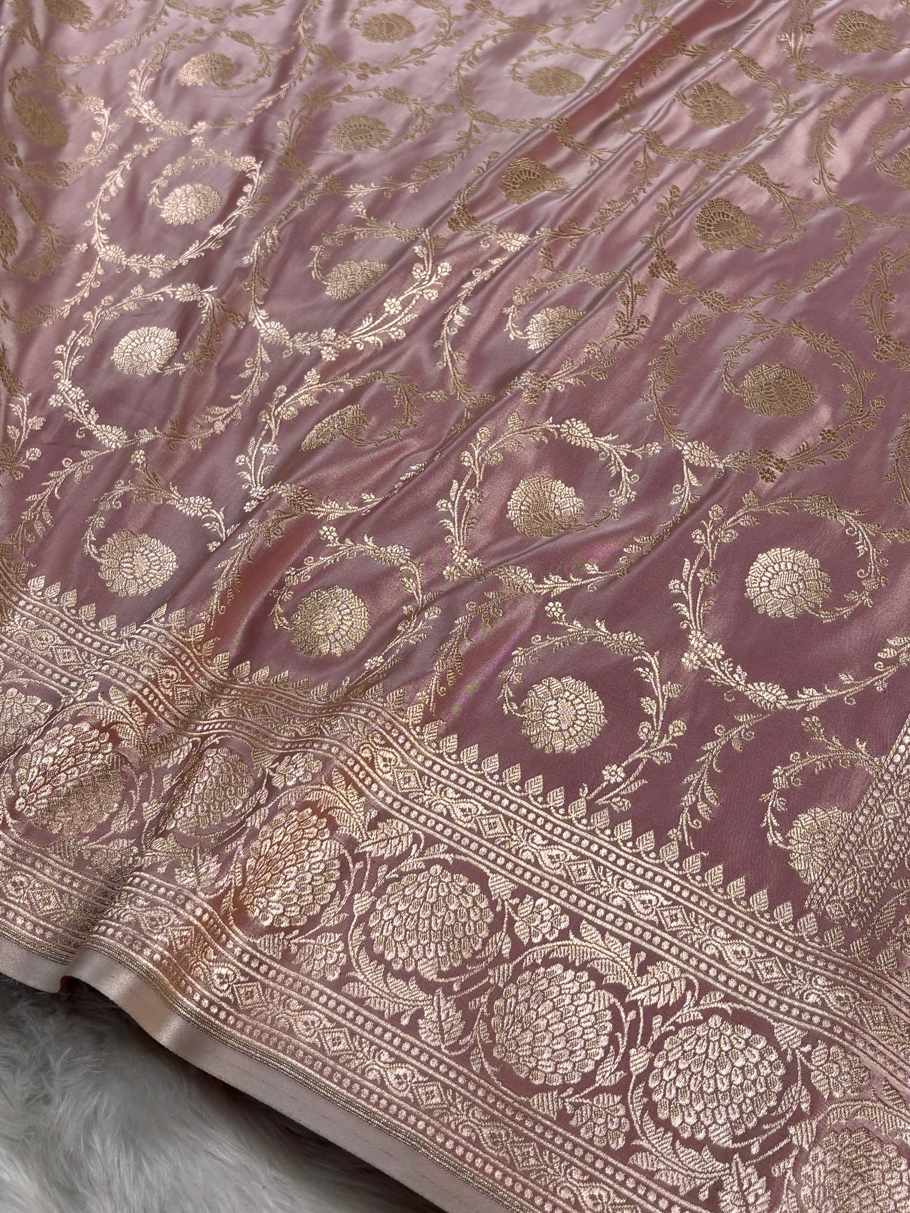Mashru Katan Banarasi Saree