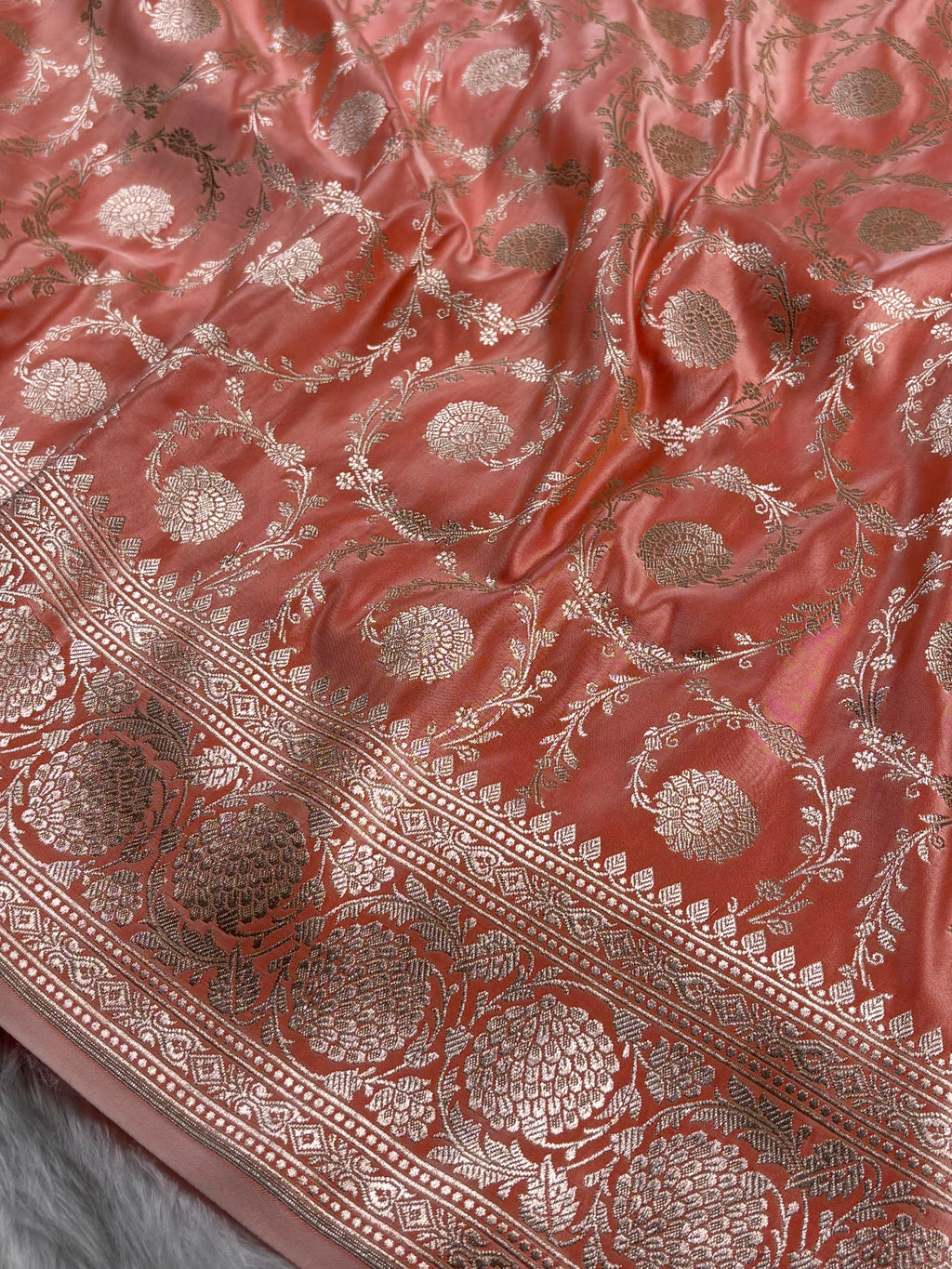 Mashru Katan Banarasi Saree