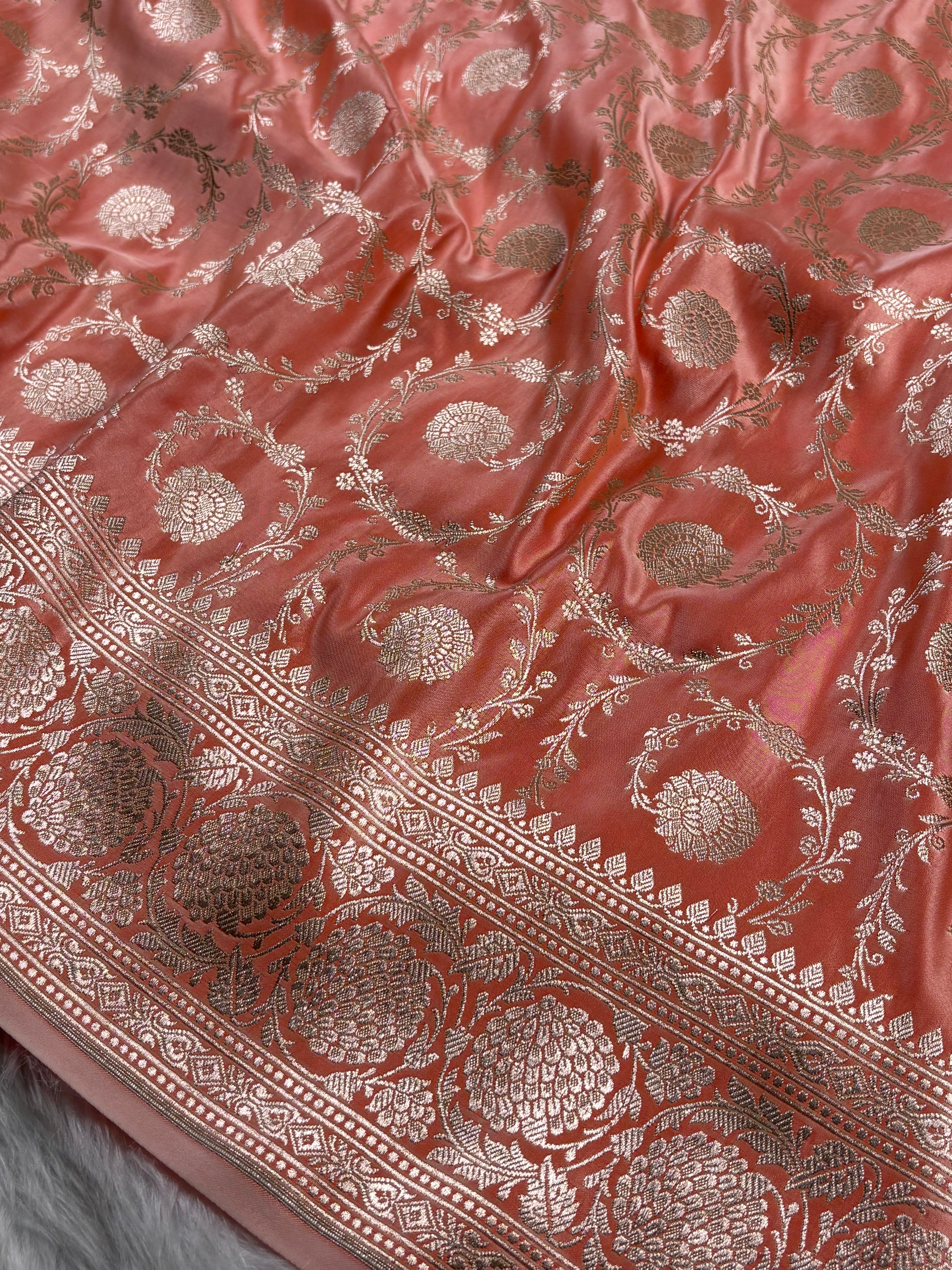 Mashru Katan Banarasi Saree