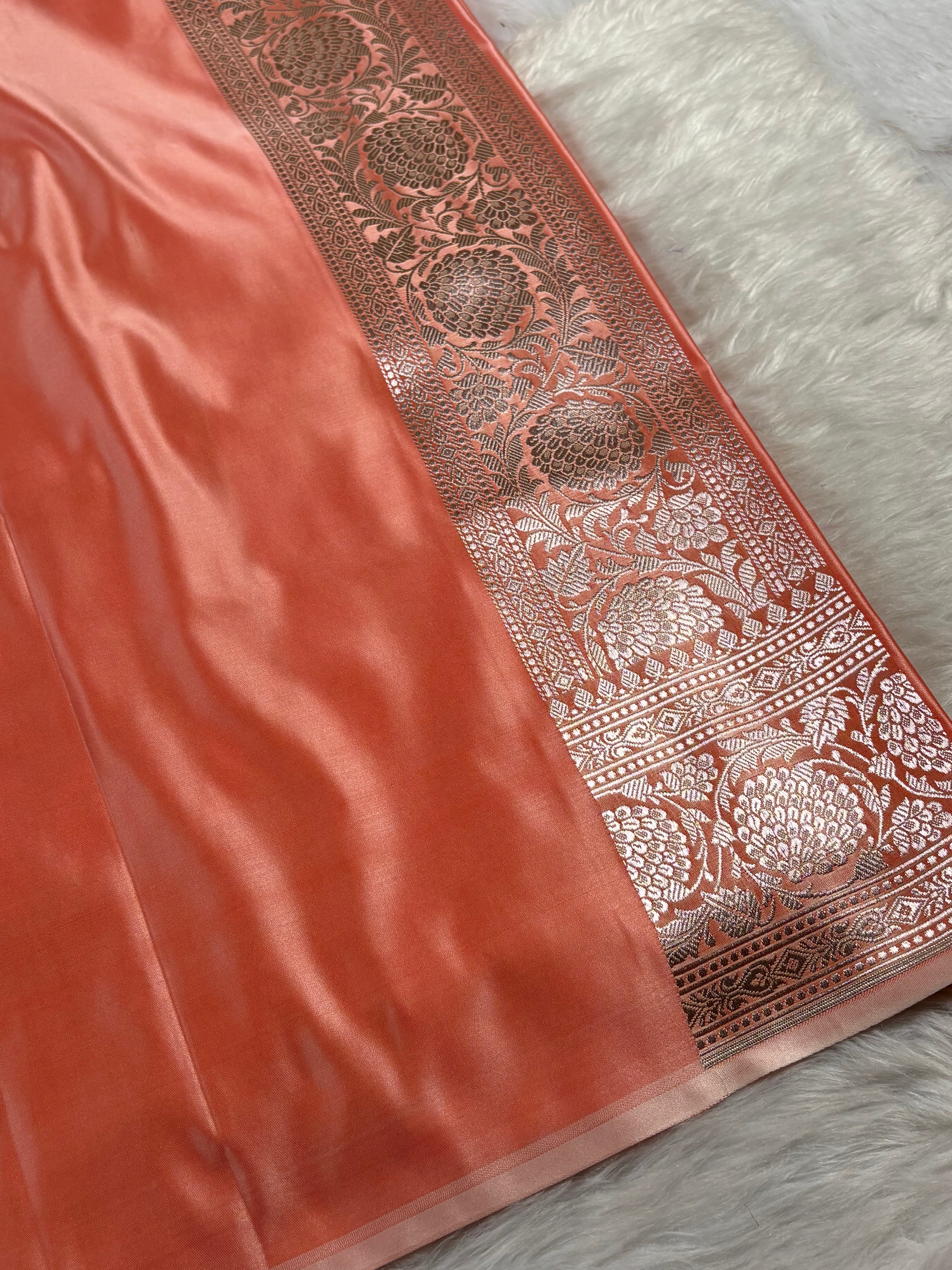 Mashru Katan Banarasi Saree