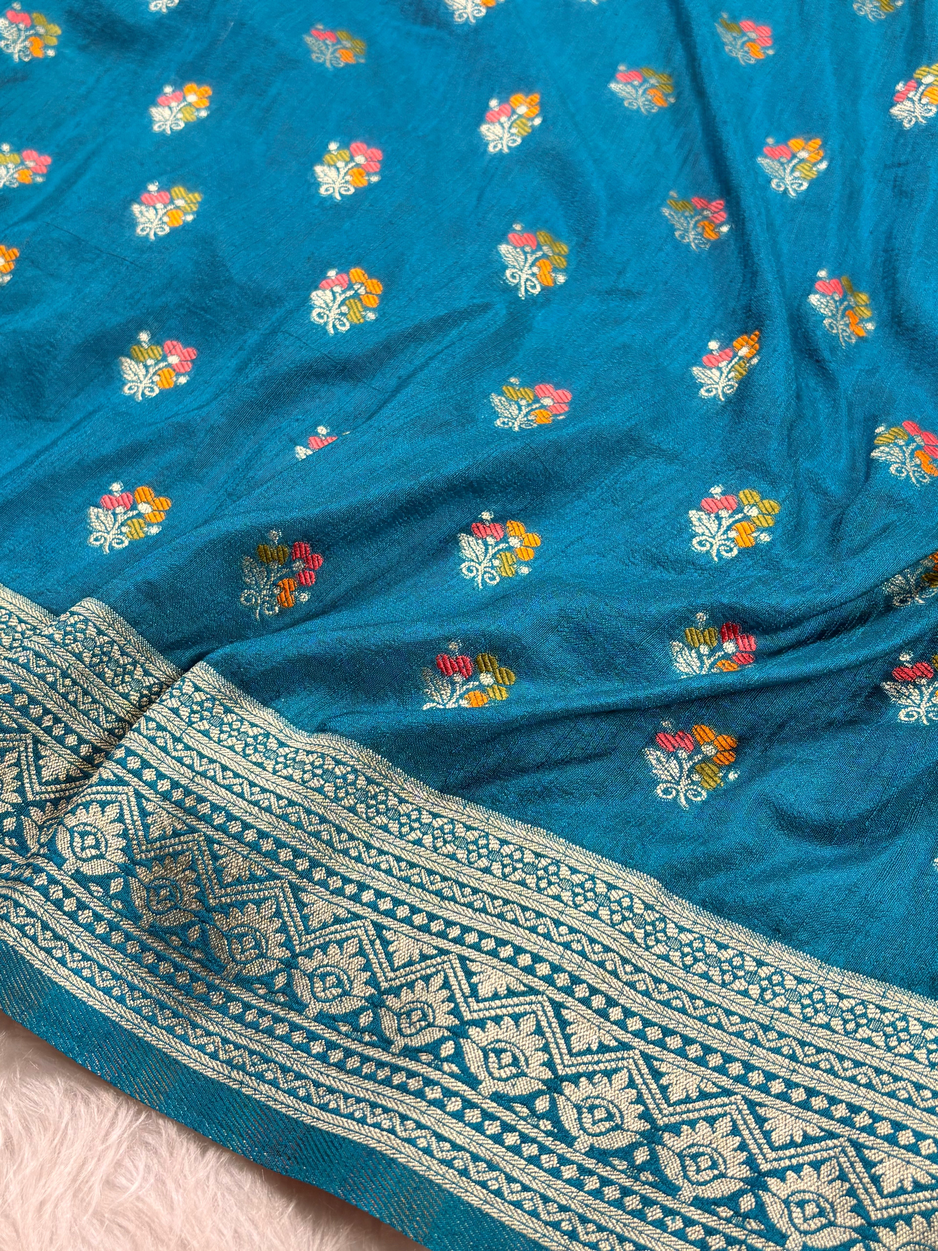 Banarasi Linen Pashmina Saree