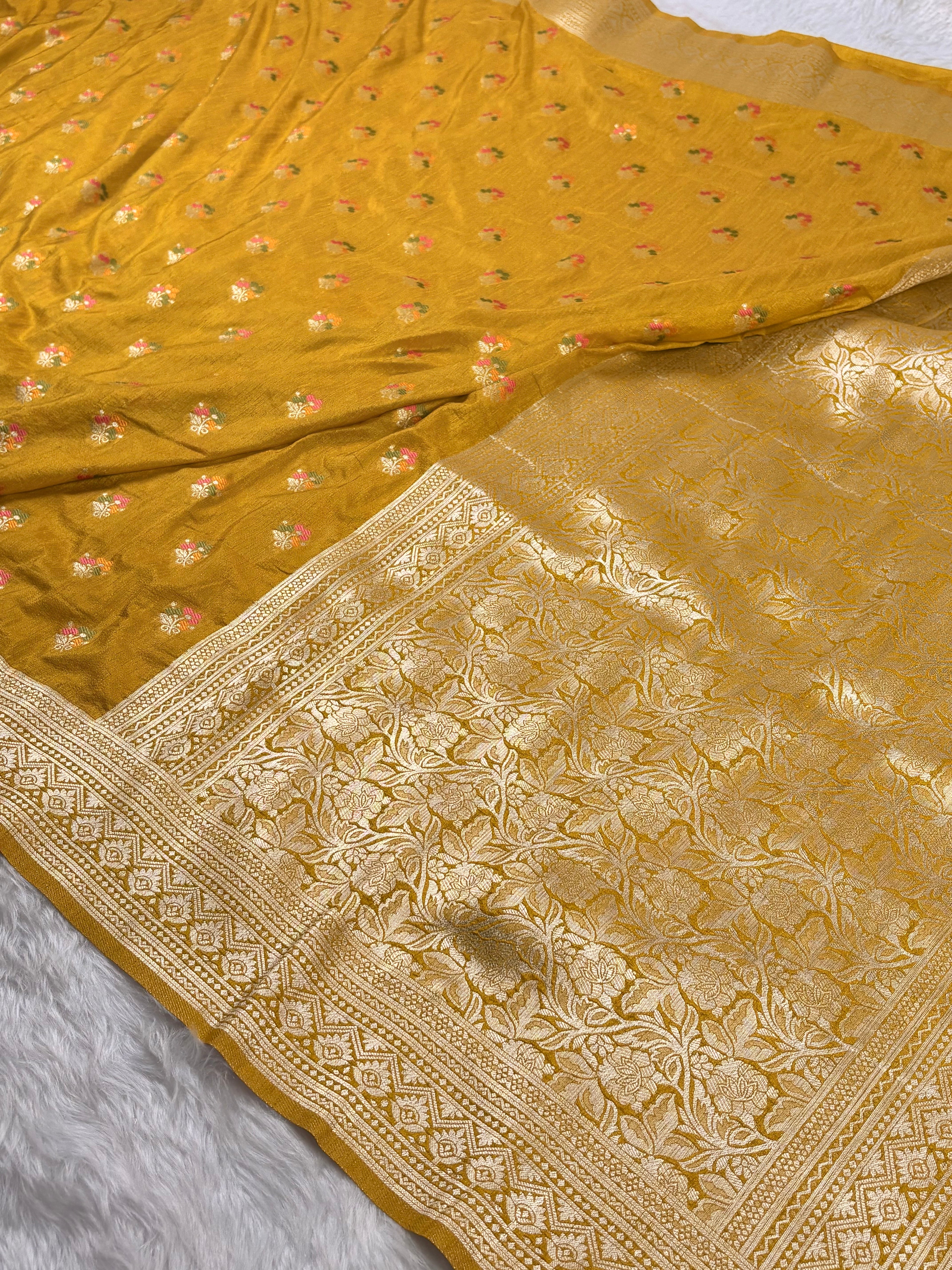 Banarasi Linen Pashmina Saree