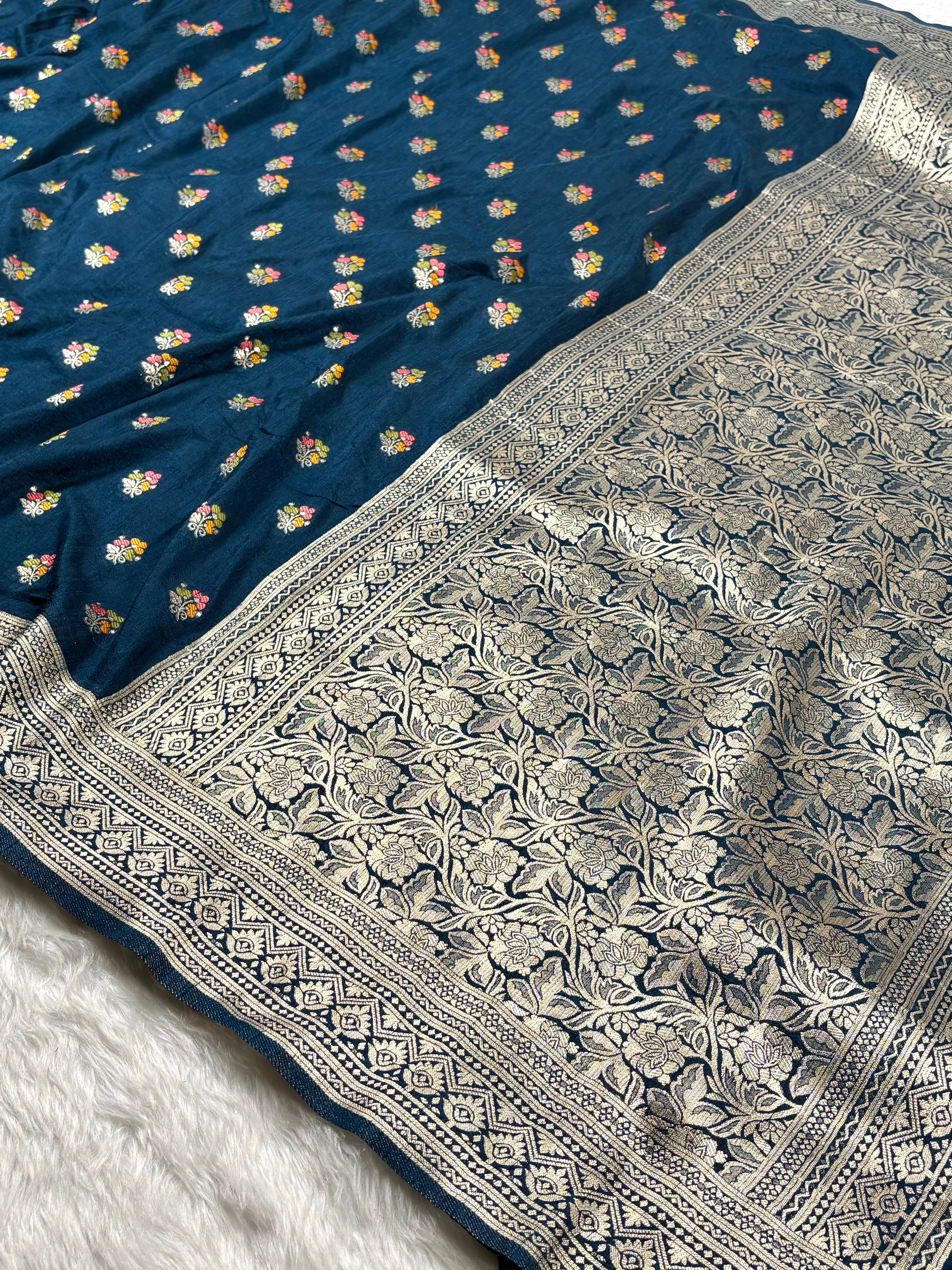 Banarasi Linen Pashmina Saree