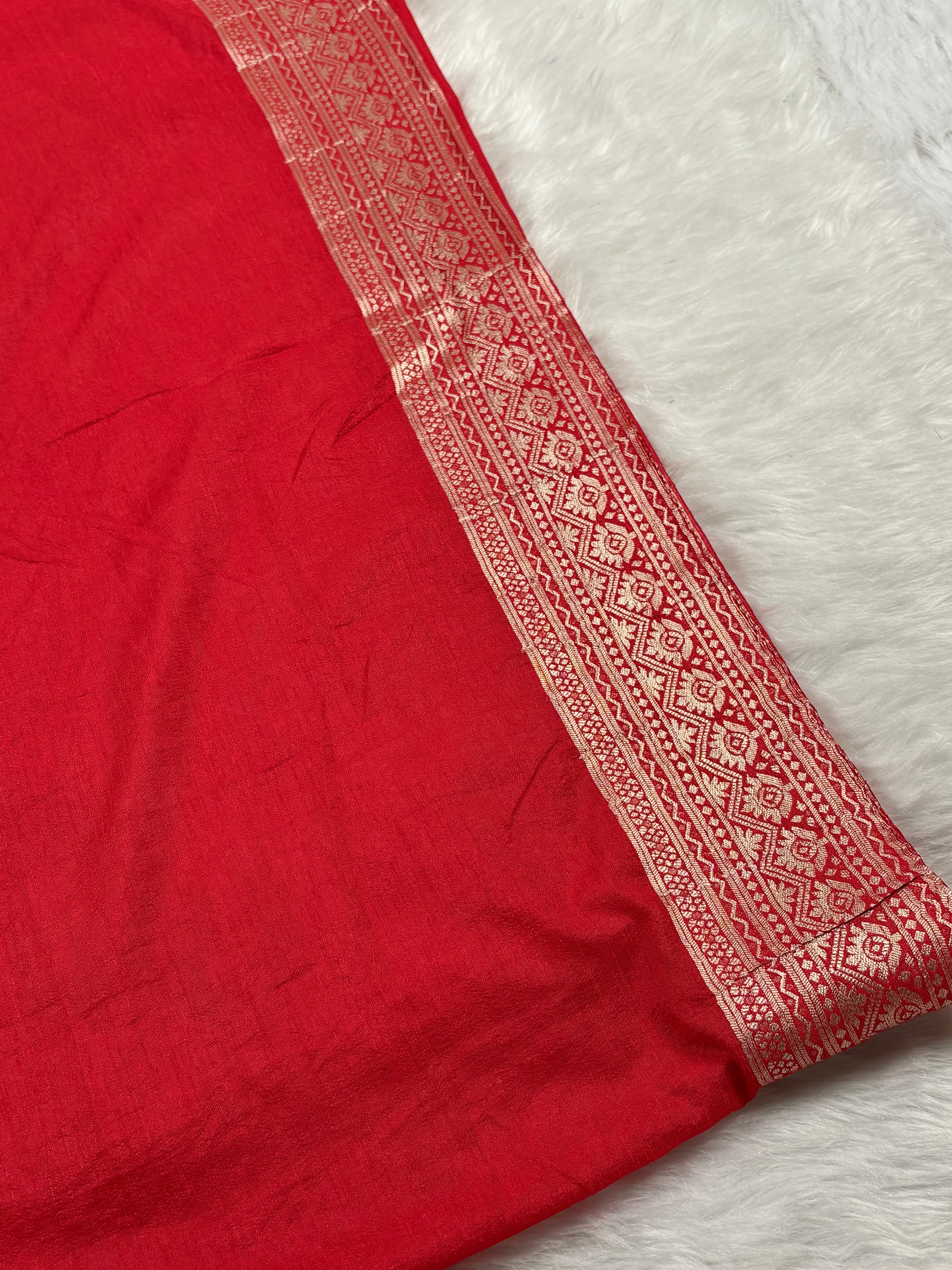 Banarasi Linen Pashmina Sareee