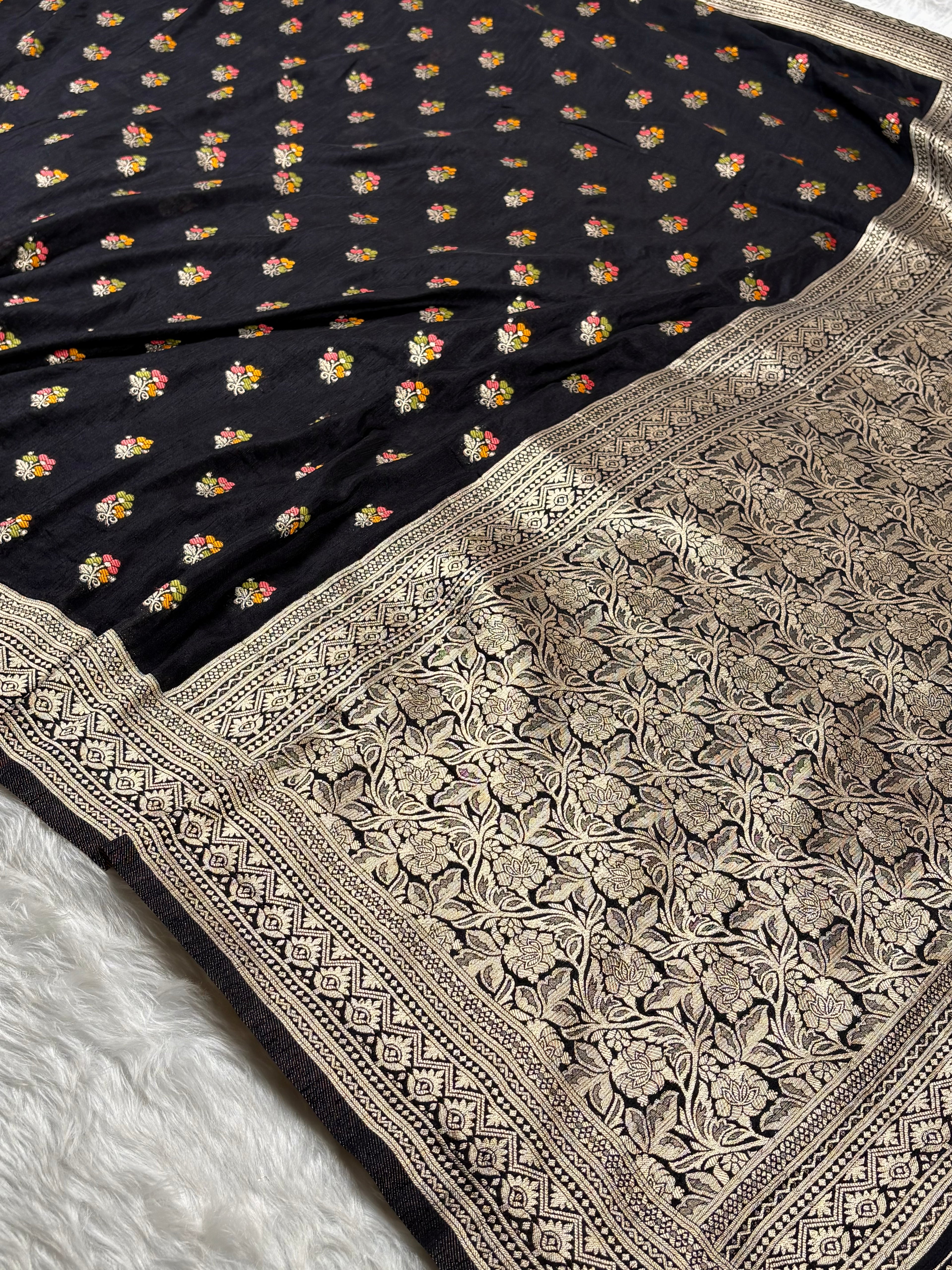 Banarasi Linen Pashmina Saree
