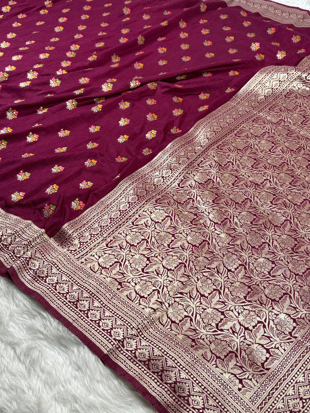 Banarasi Linen Pashmina Saree