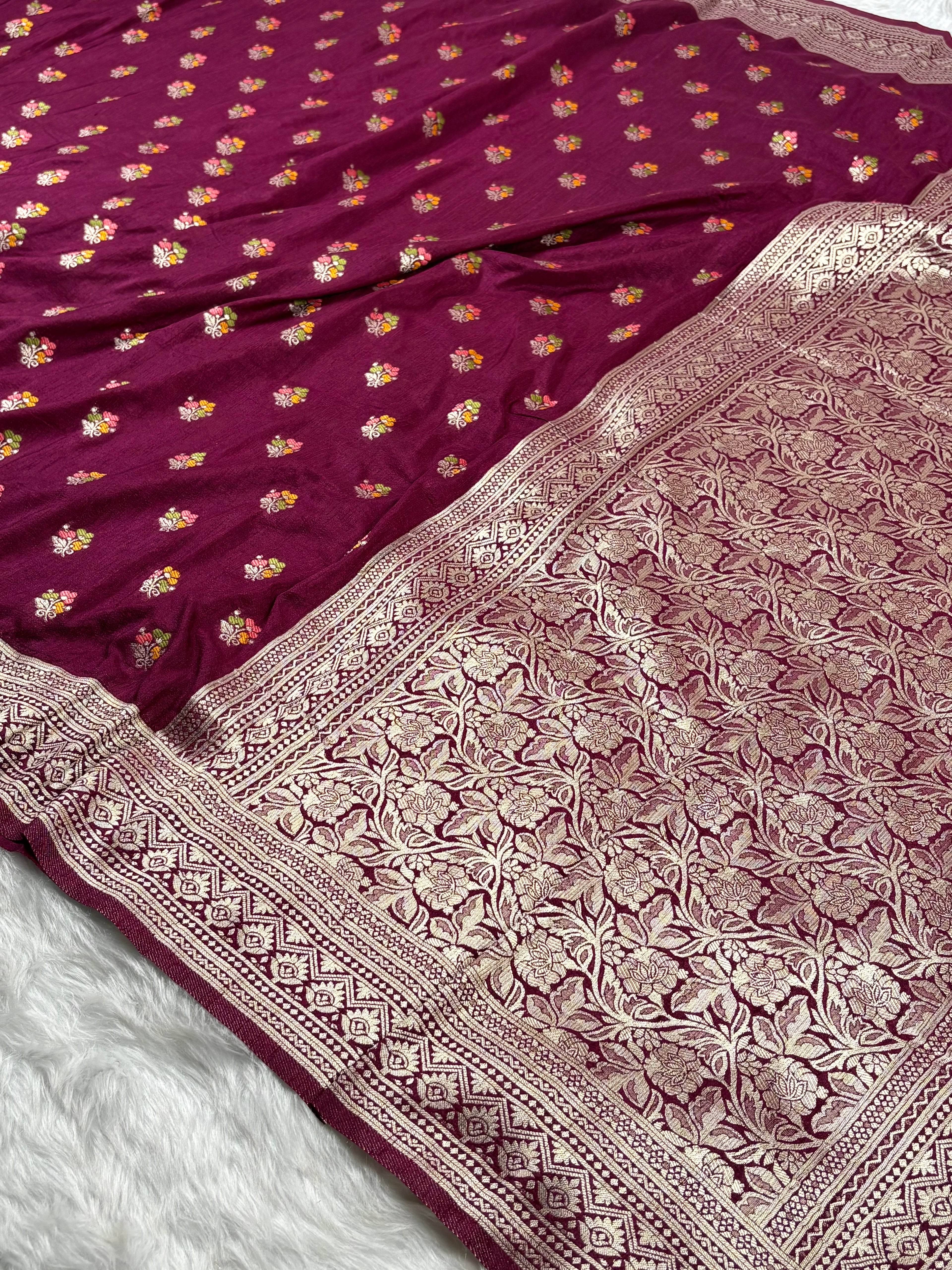 Banarasi Linen Pashmina Saree