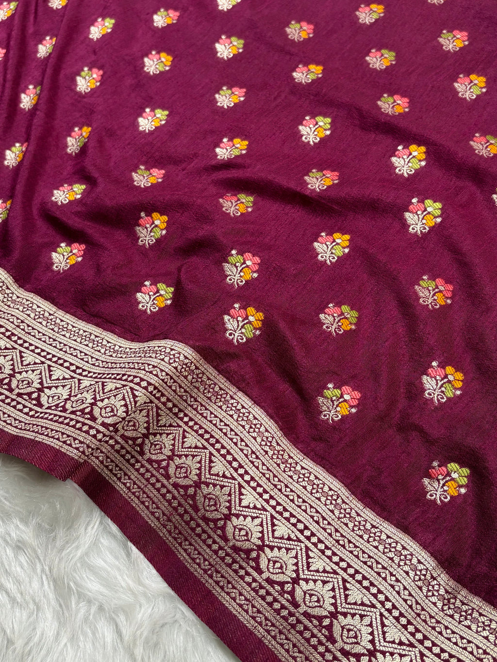 Banarasi Linen Pashmina Saree