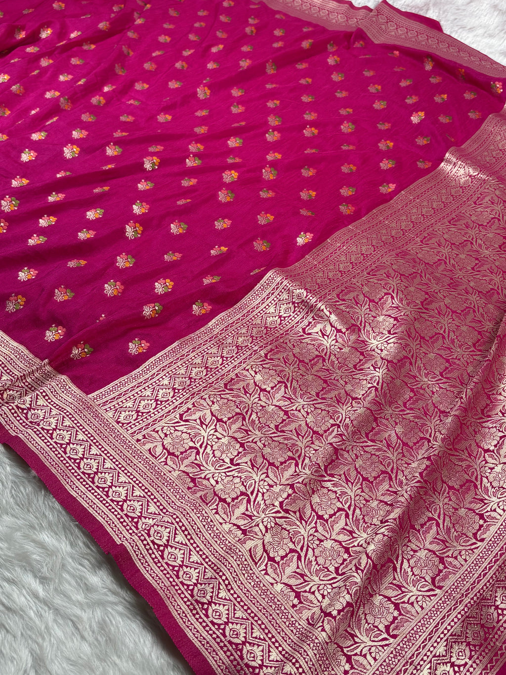Banarasi Linen Pashmina Saree