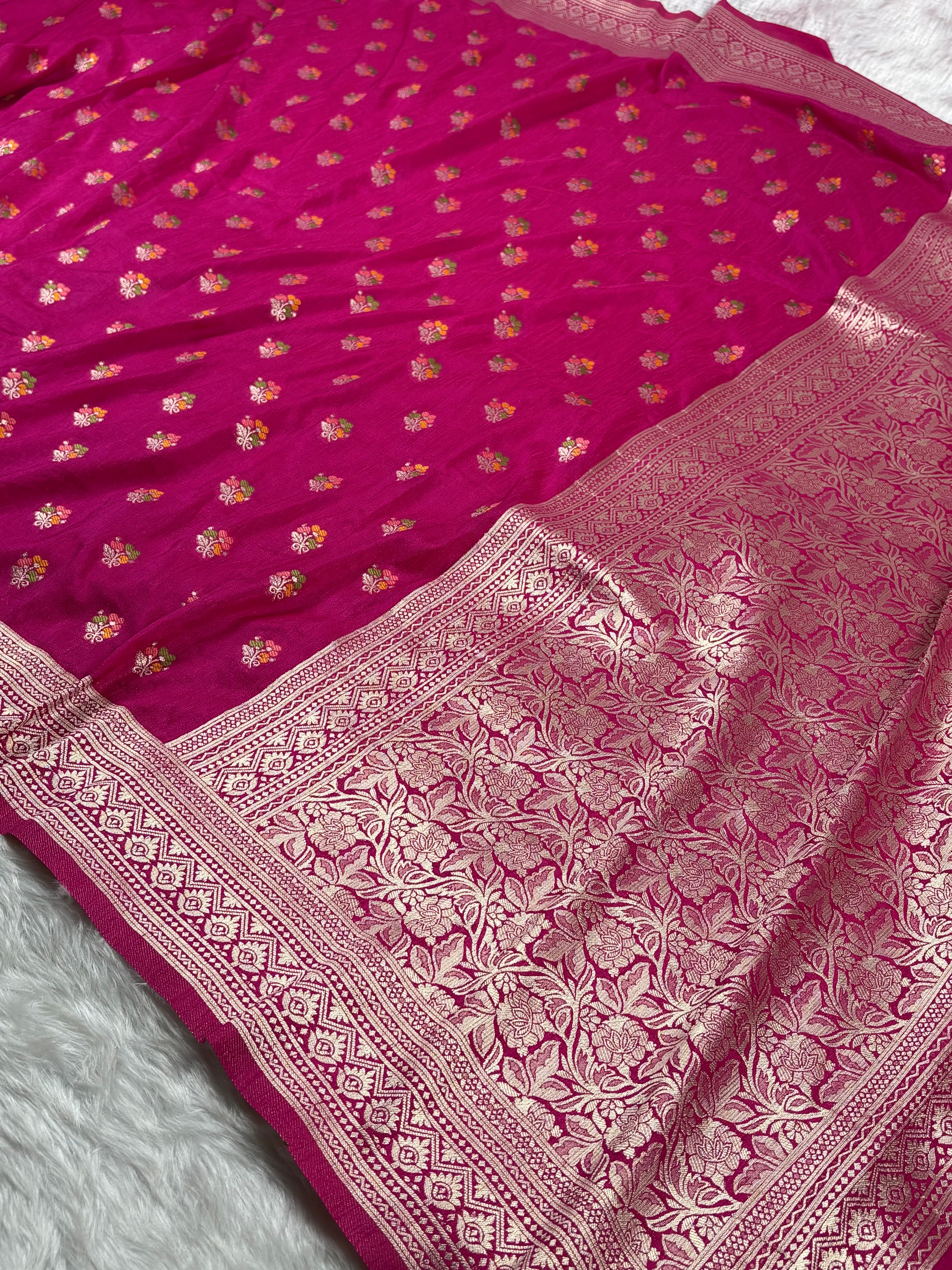 Banarasi Linen Pashmina Saree