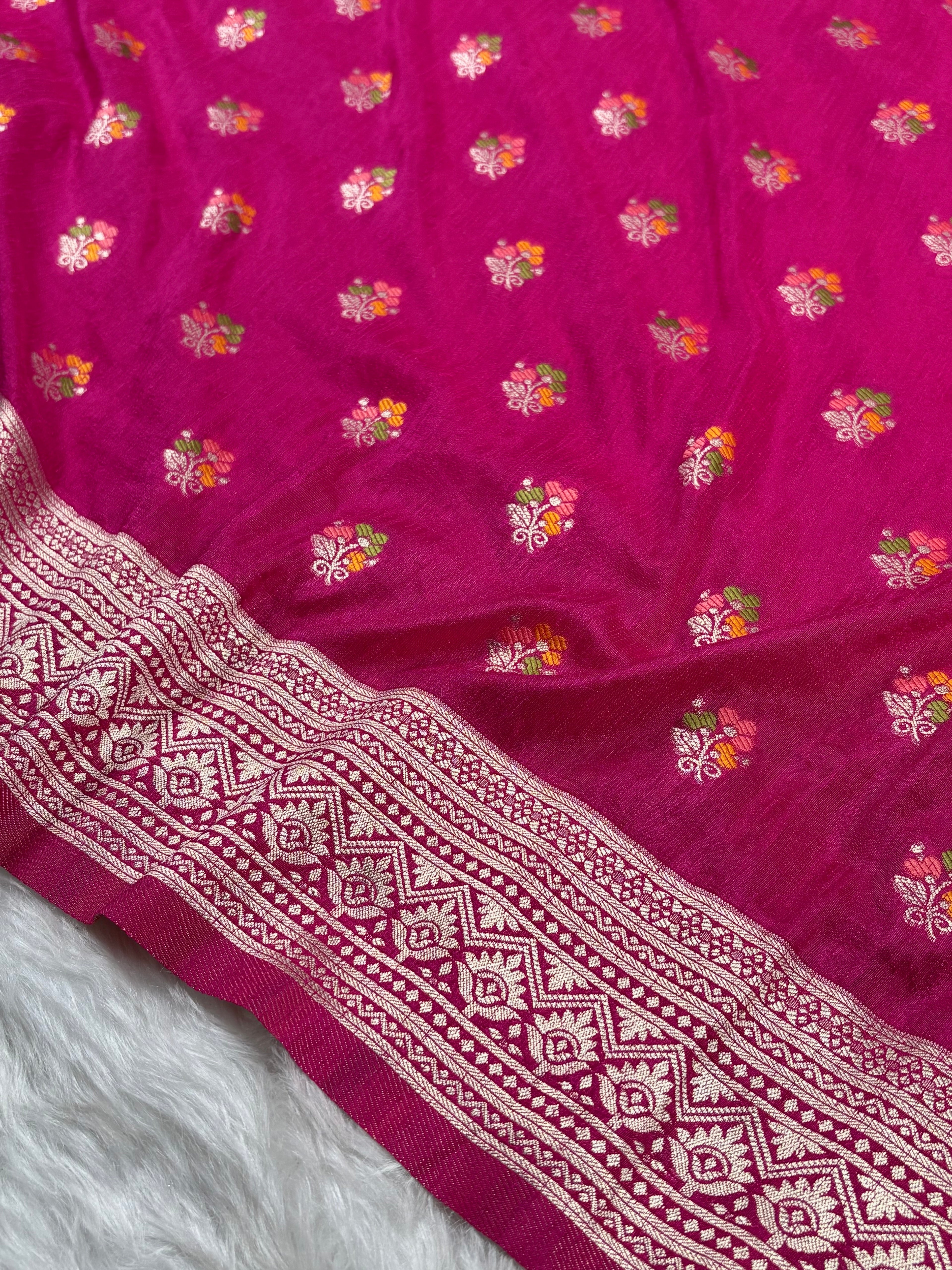 Banarasi Linen Pashmina Saree
