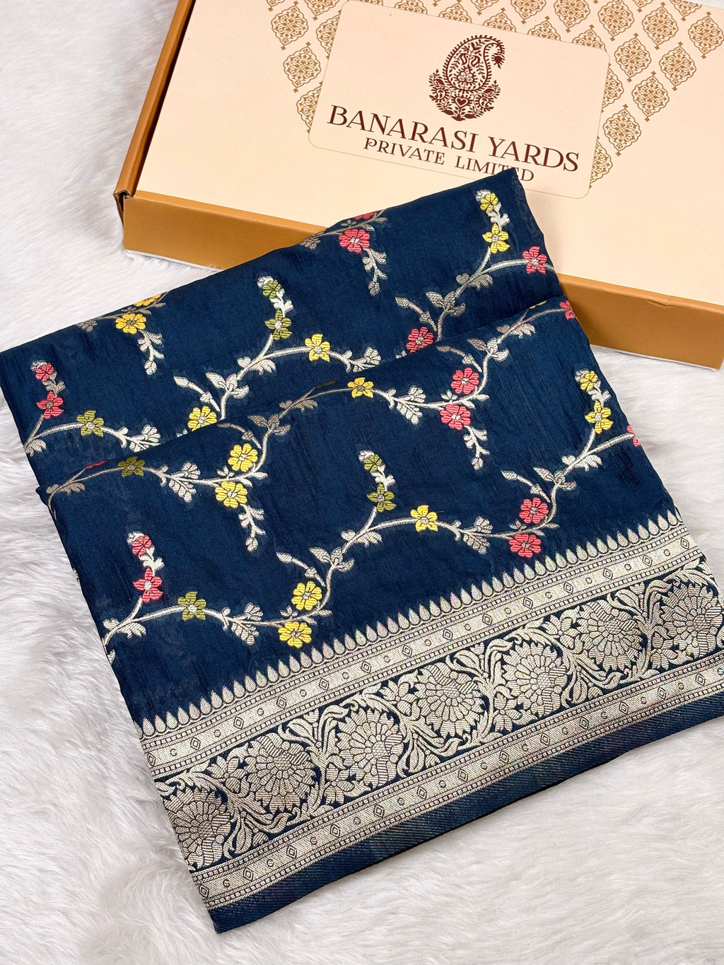 Banarasi Linen Pashmina Saree