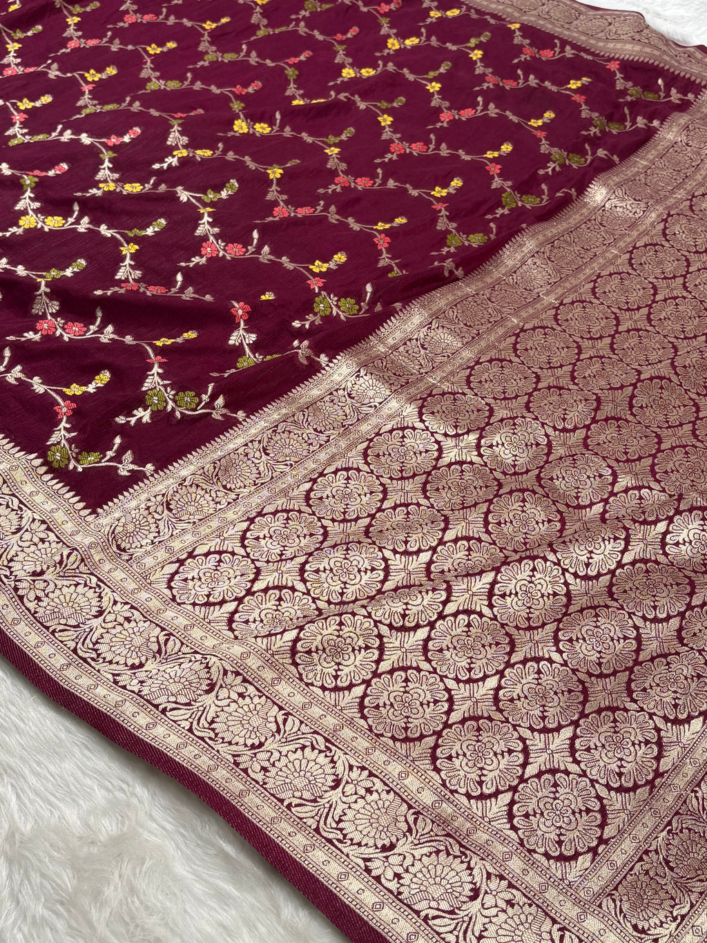 Banarasi Linen Pashmina Saree
