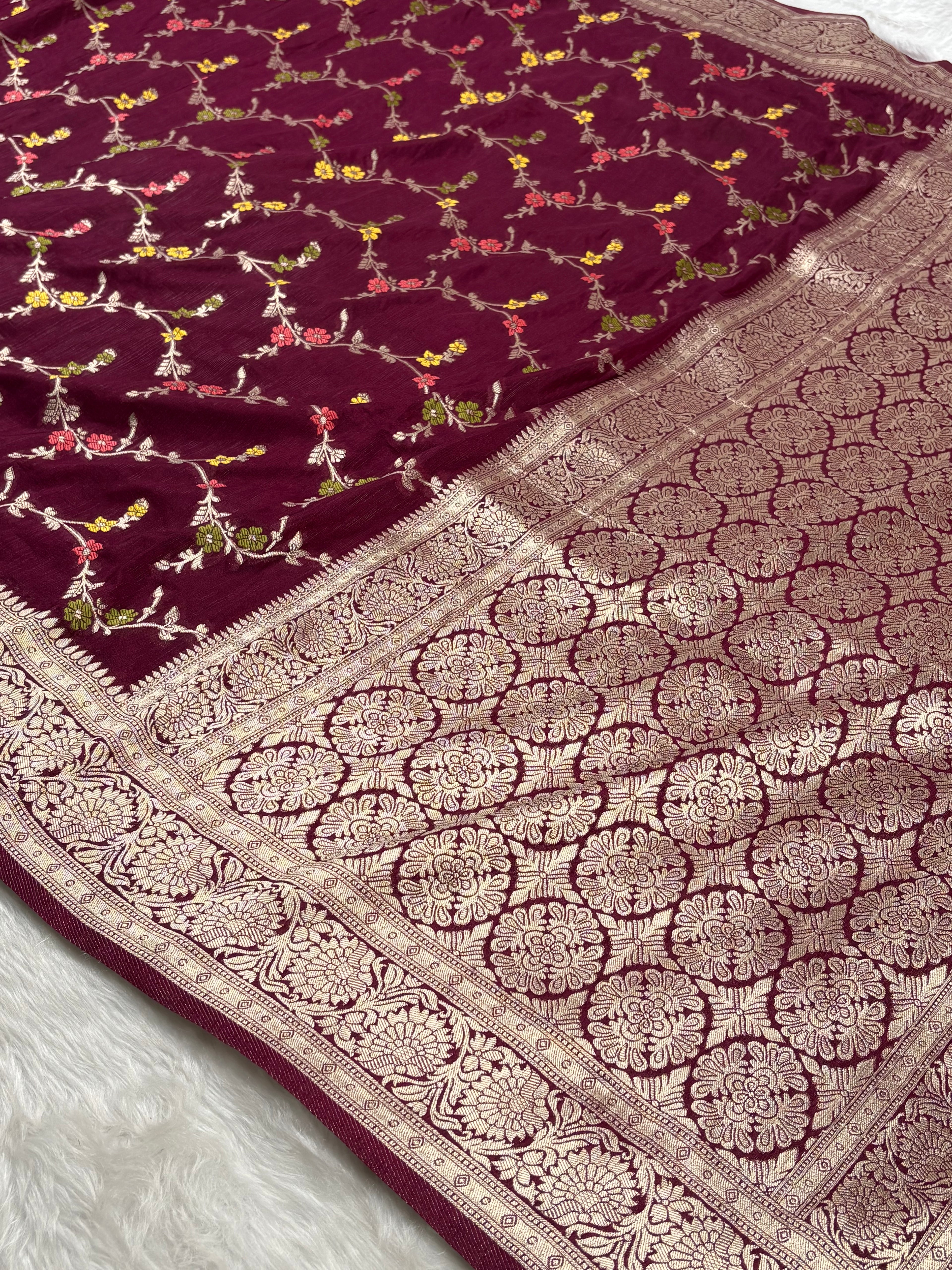 Banarasi Linen Pashmina Saree