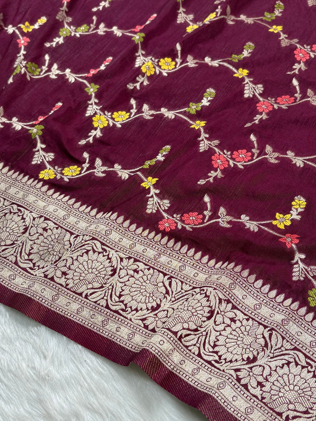 Banarasi Linen Pashmina Saree