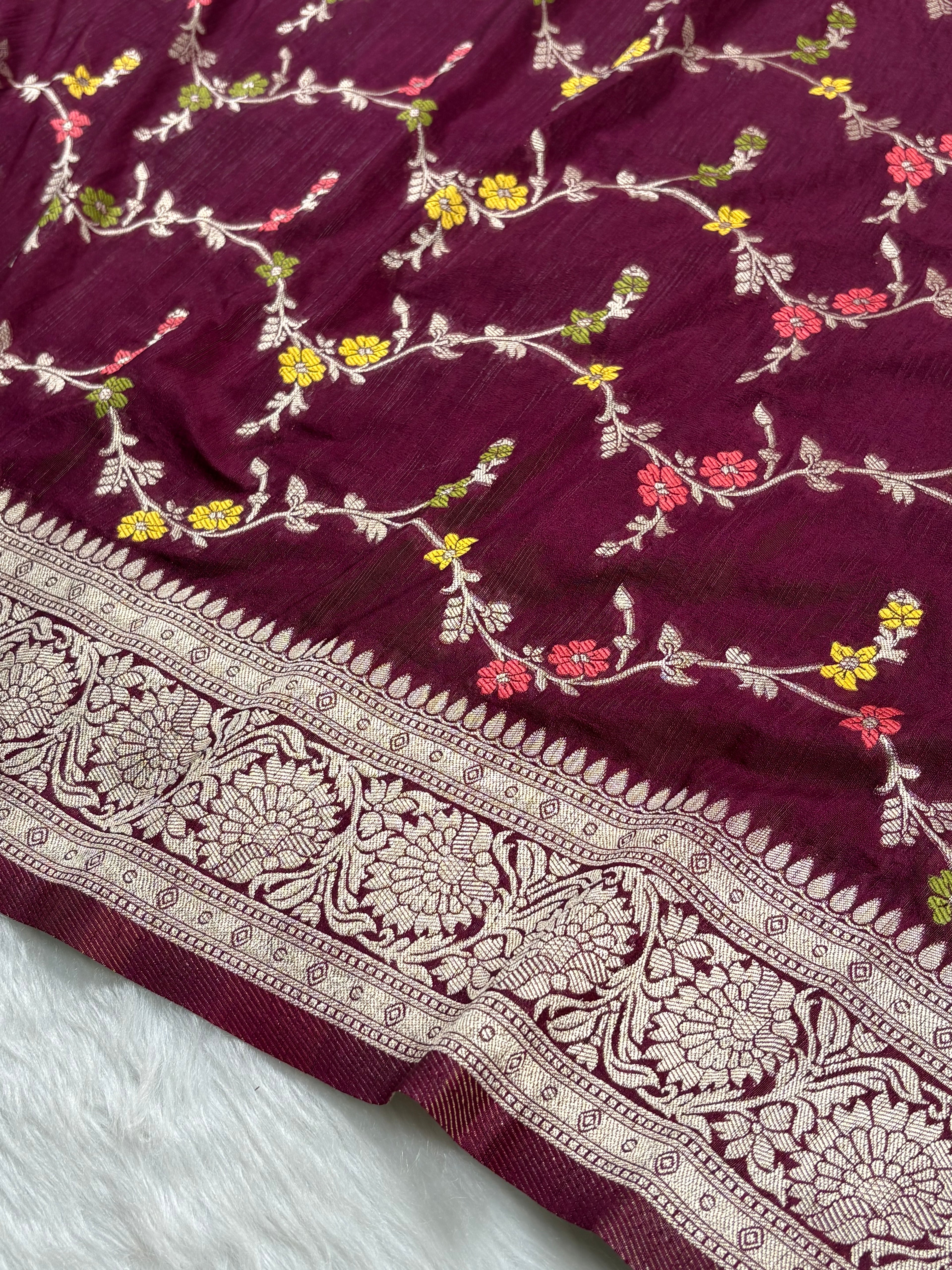 Banarasi Linen Pashmina Saree