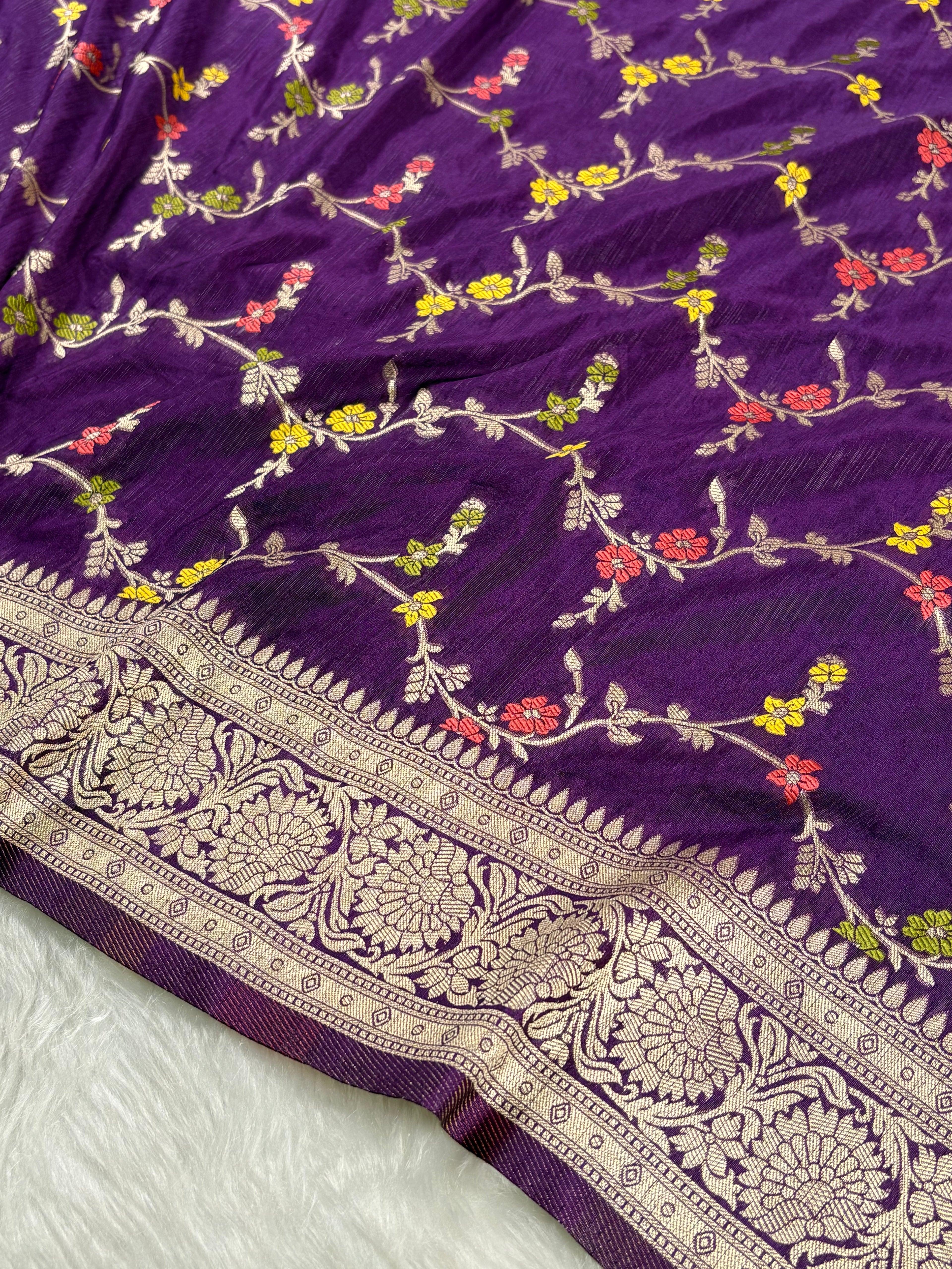 Banarasi Linen Pashmina Saree