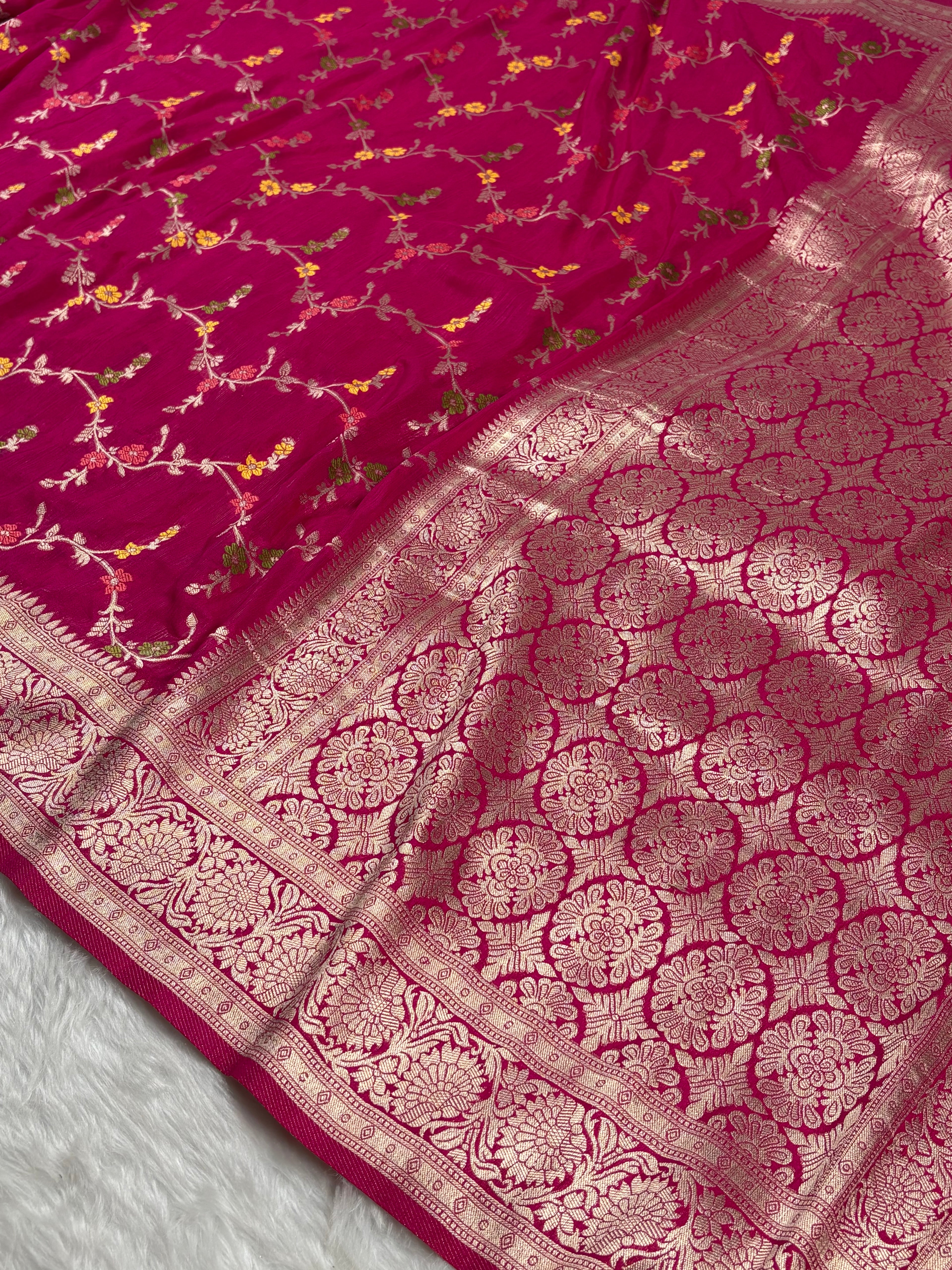 Banarasi Linen Pashmina Saree