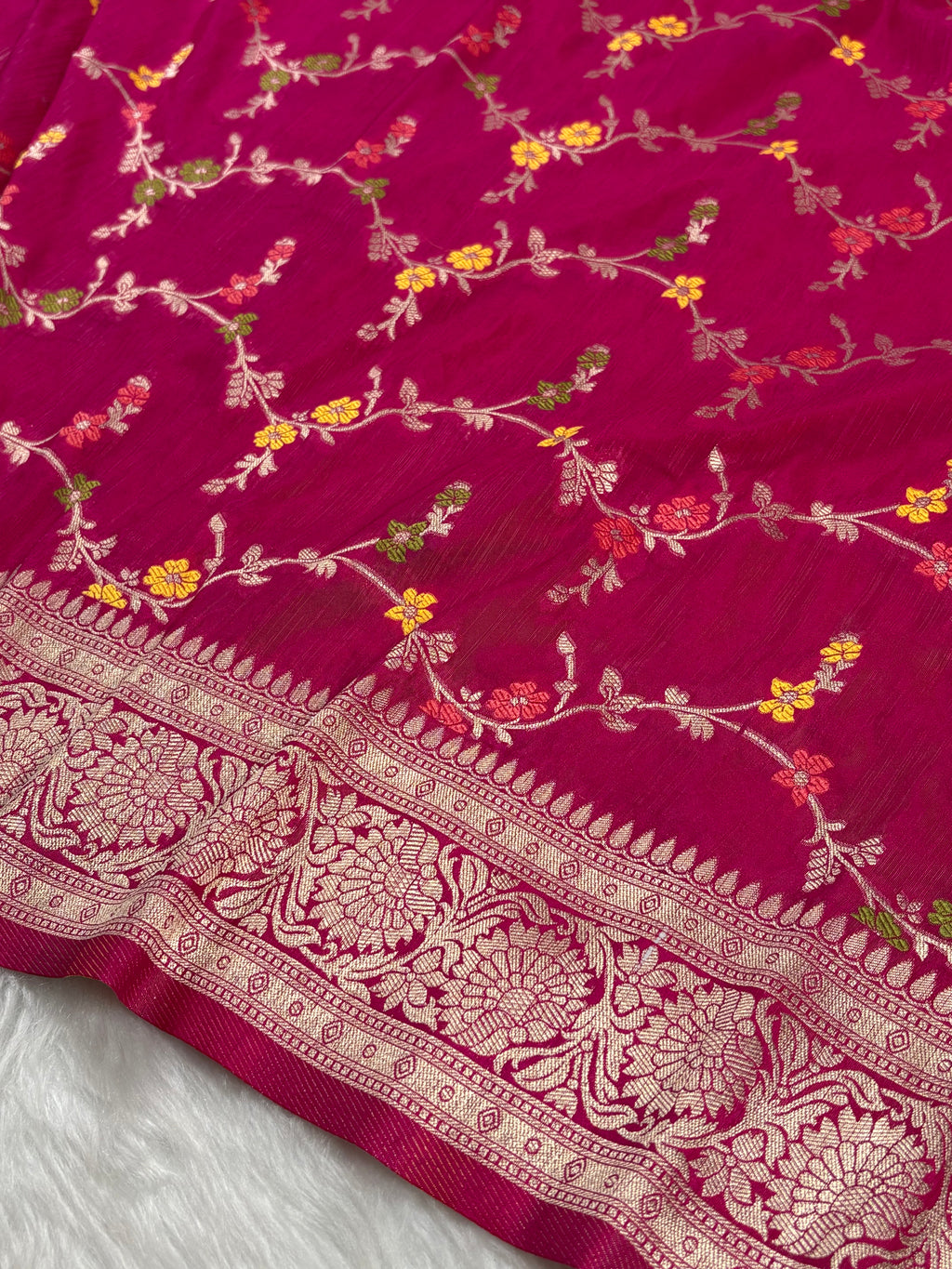 Banarasi Linen Pashmina Saree