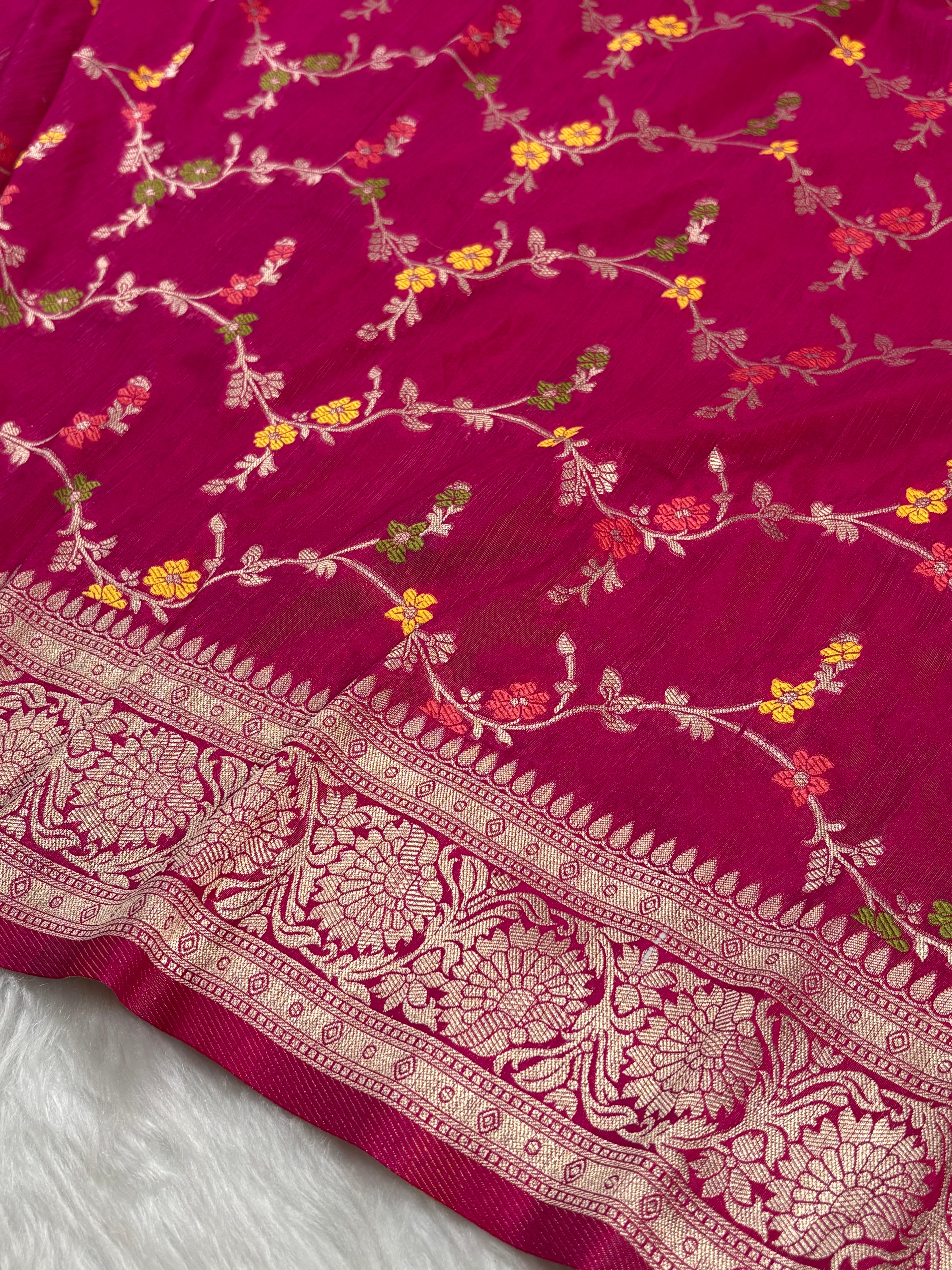 Banarasi Linen Pashmina Saree