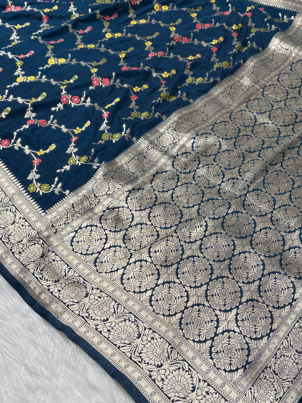 Banarasi Linen Pashmina Saree