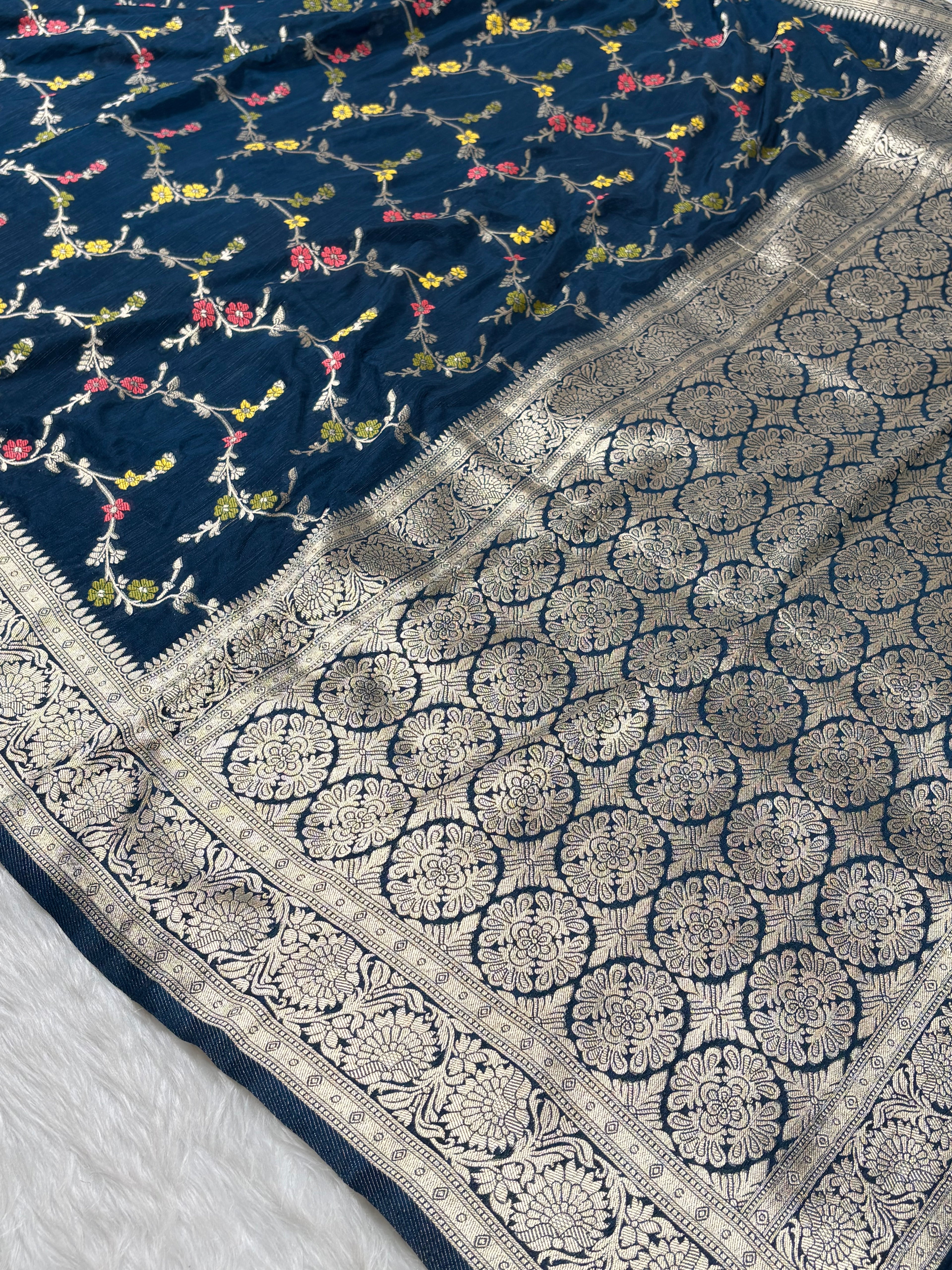 Banarasi Linen Pashmina Saree
