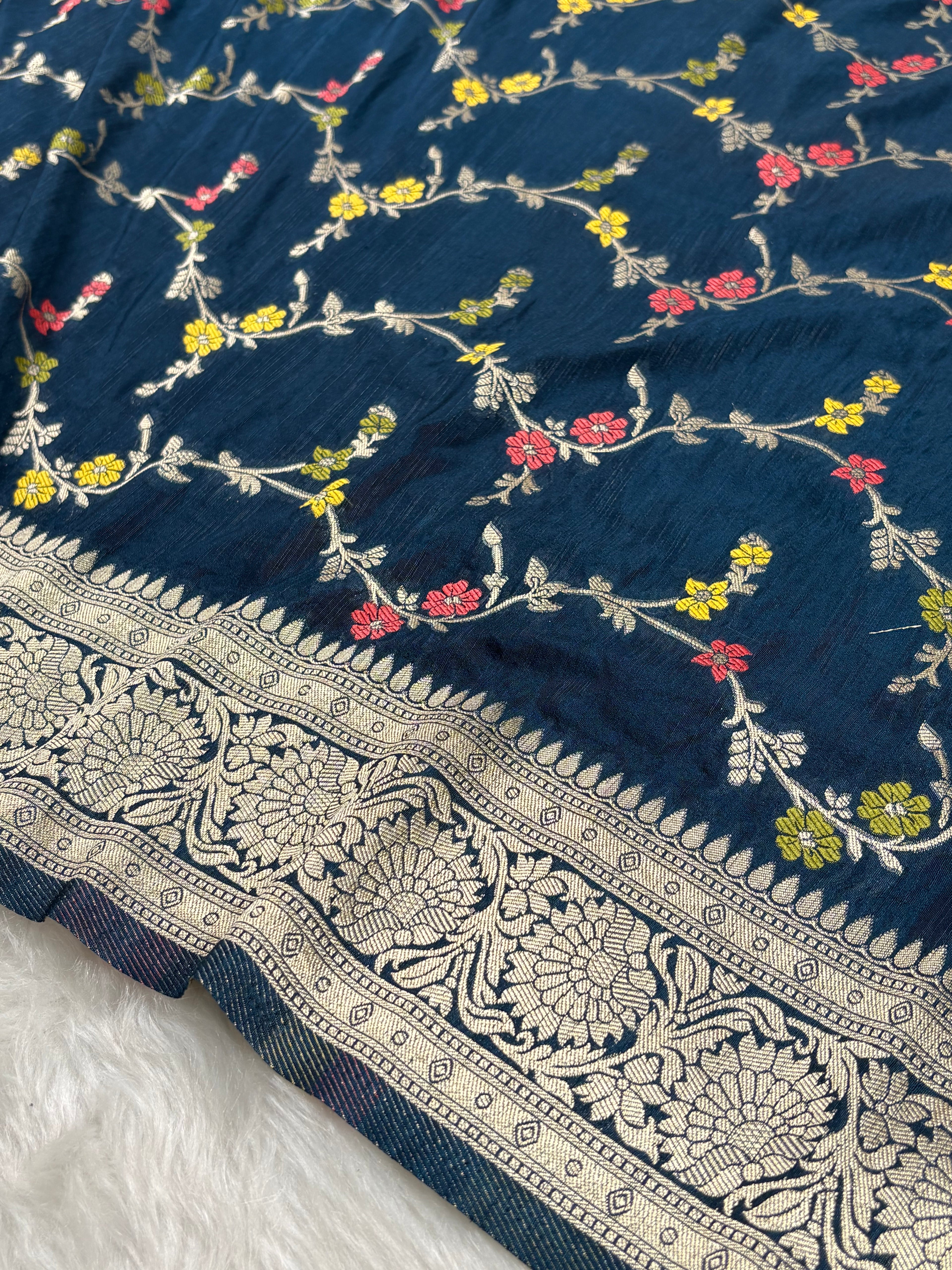 Banarasi Linen Pashmina Saree