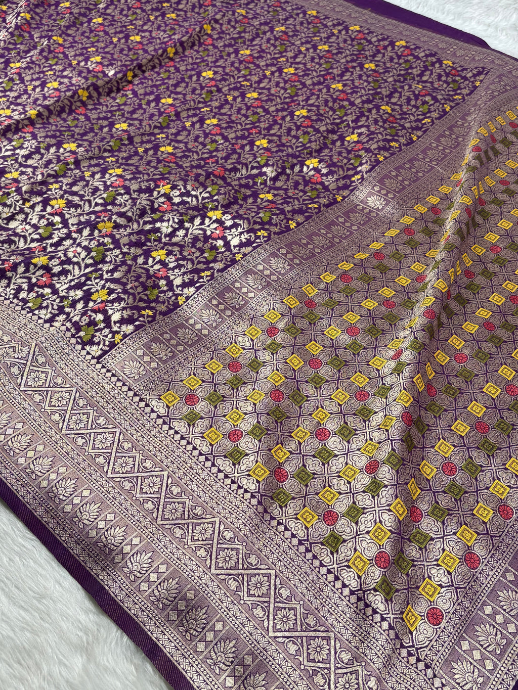 Banarasi Linen Pashmina Saree