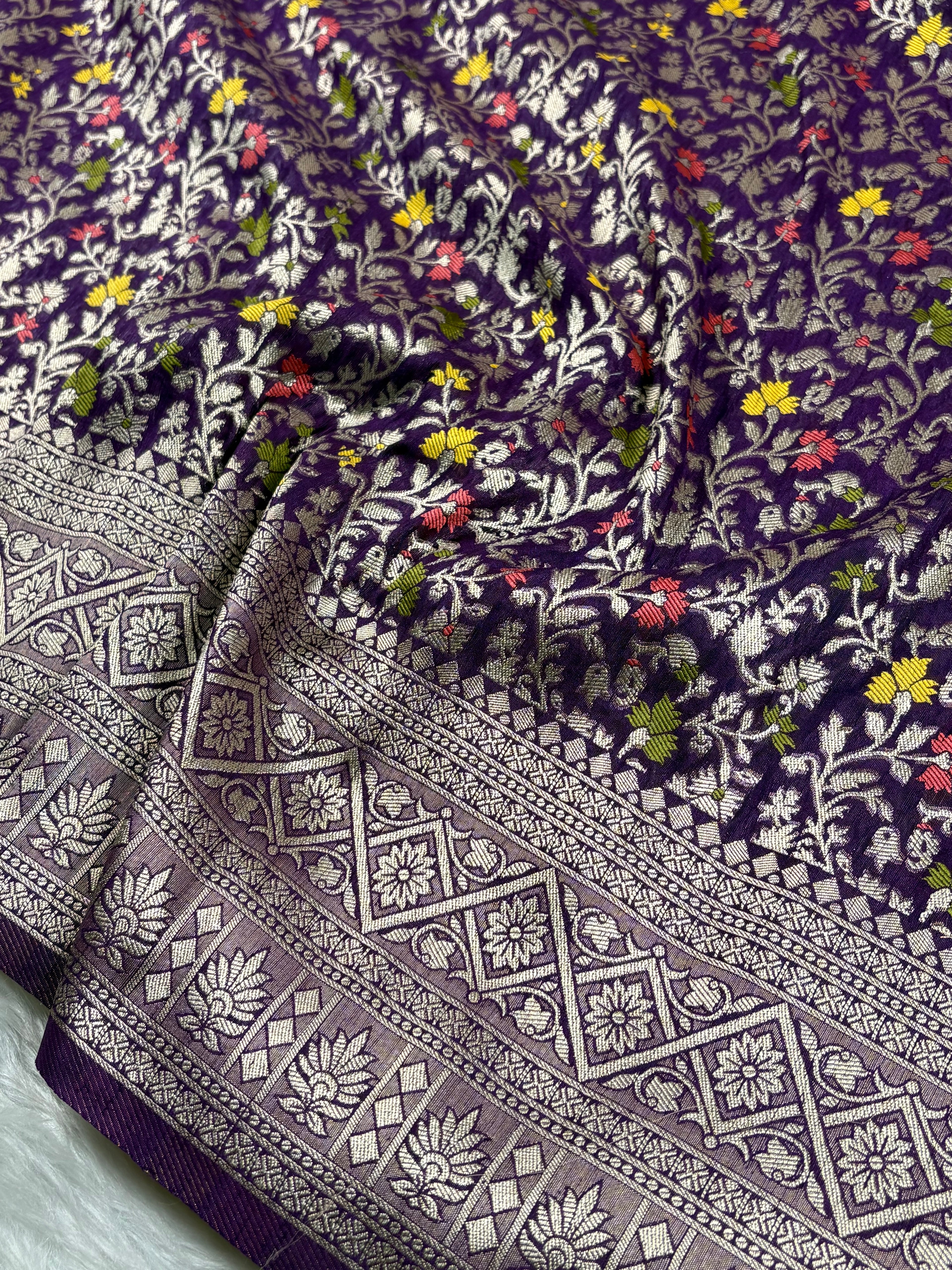 Banarasi Linen Pashmina Saree