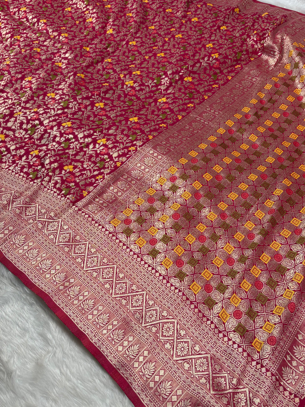 Banarasi Linen Pashmina Saree