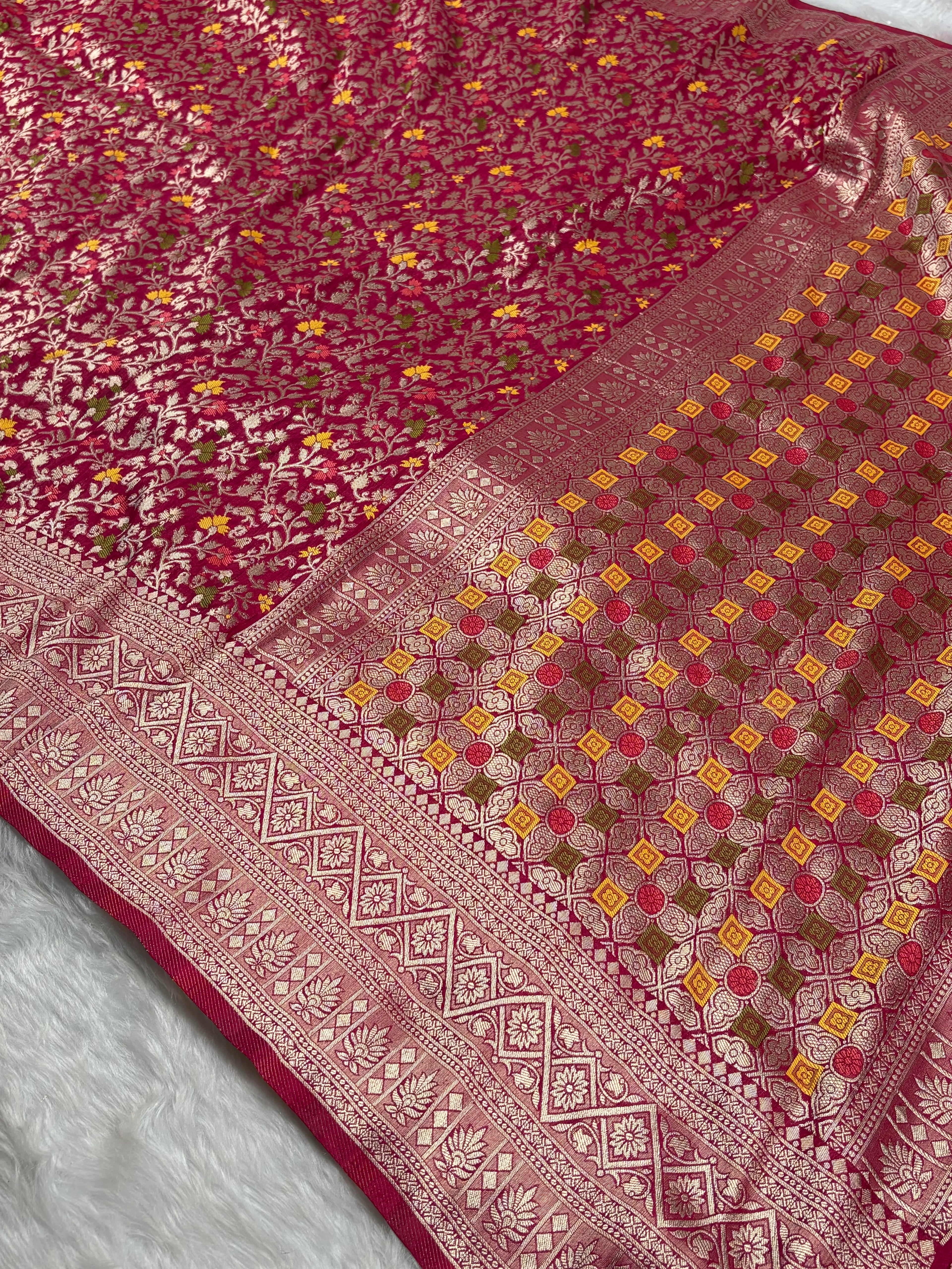 Banarasi Linen Pashmina Saree
