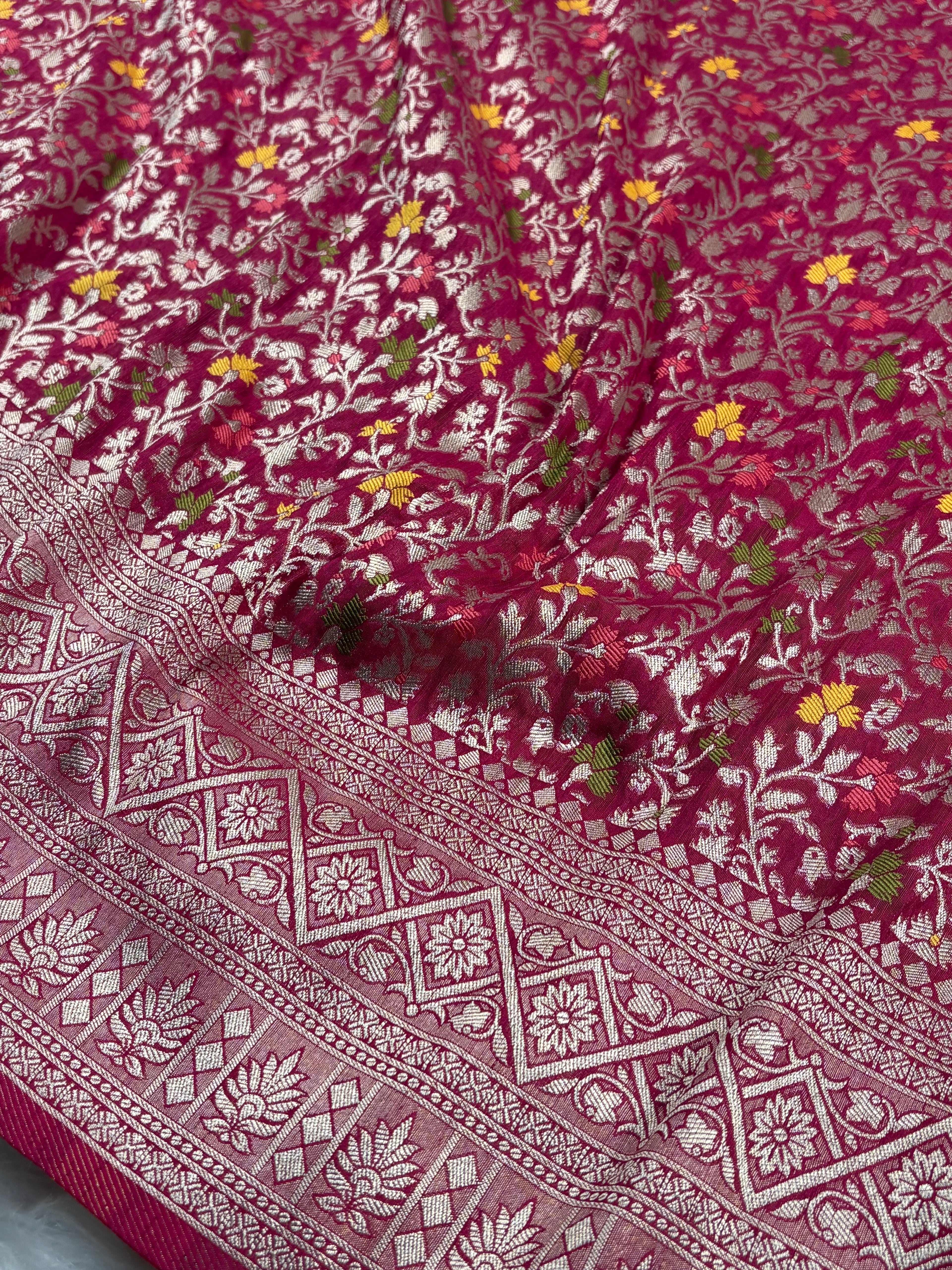 Banarasi Linen Pashmina Saree