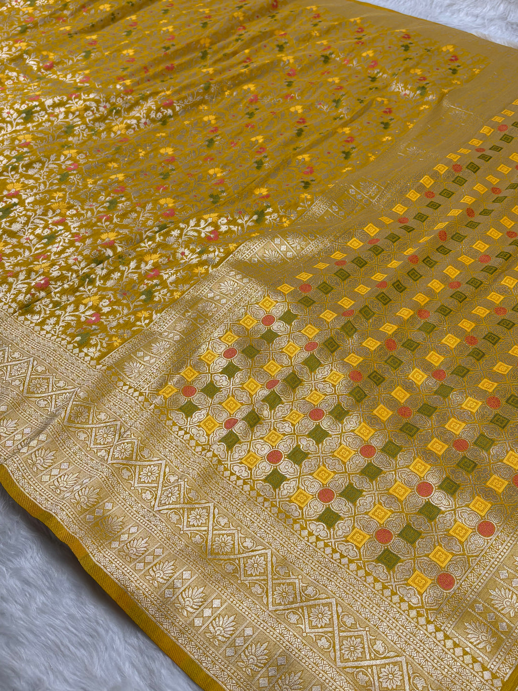 Banarasi Linen Pashmina Saree