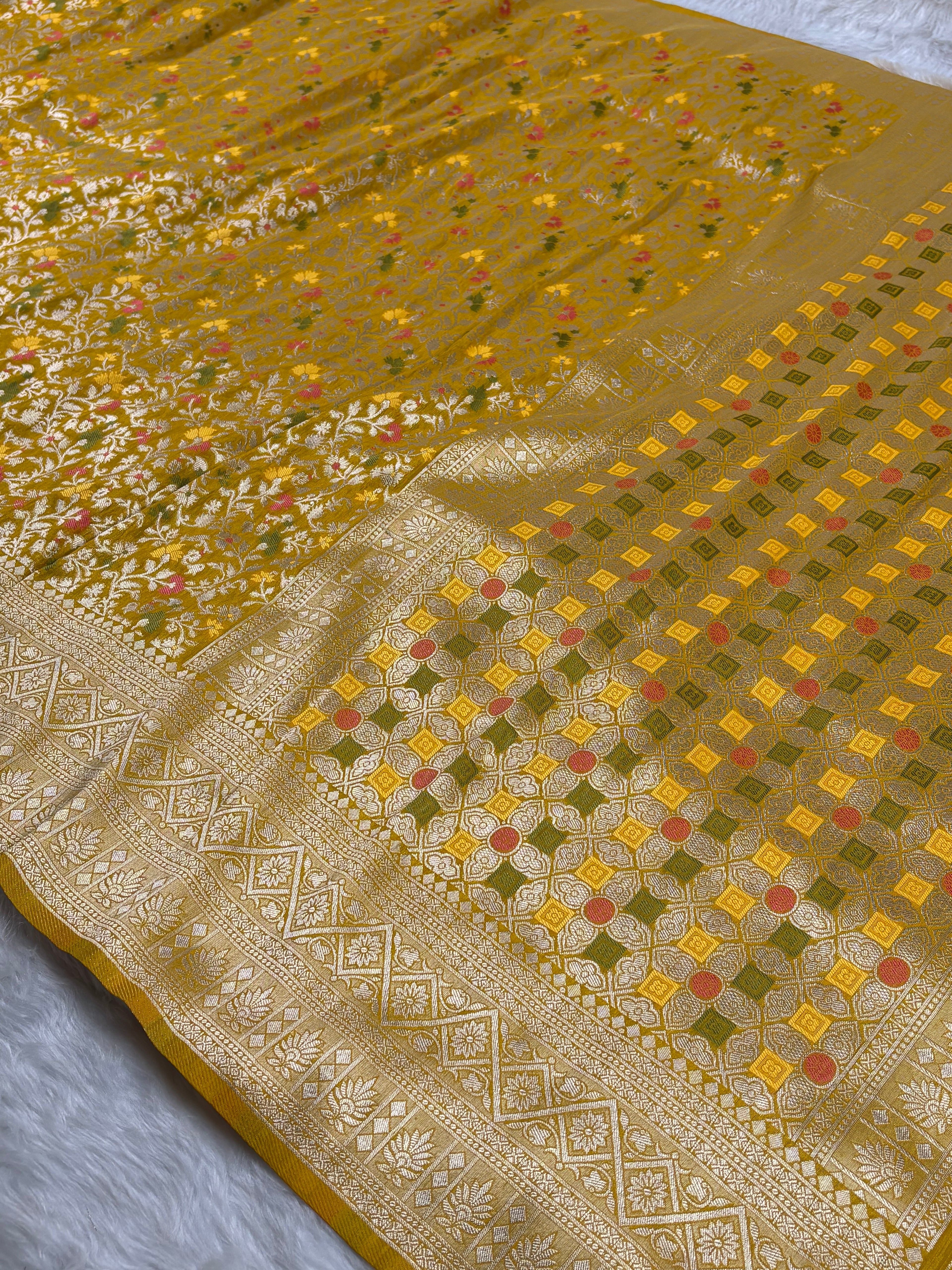 Banarasi Linen Pashmina Saree