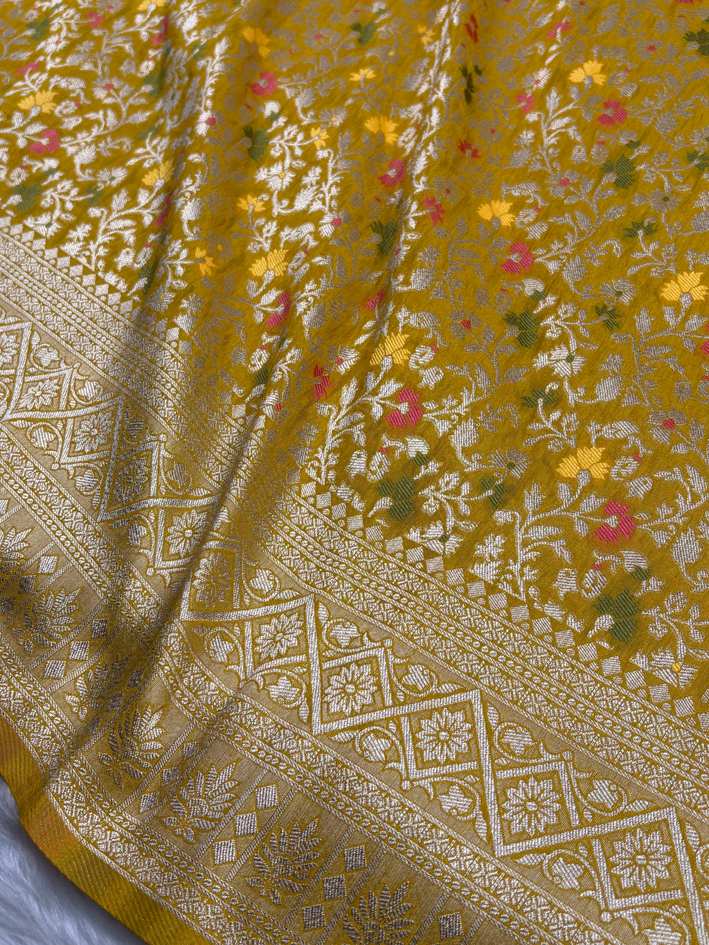 Banarasi Linen Pashmina Saree