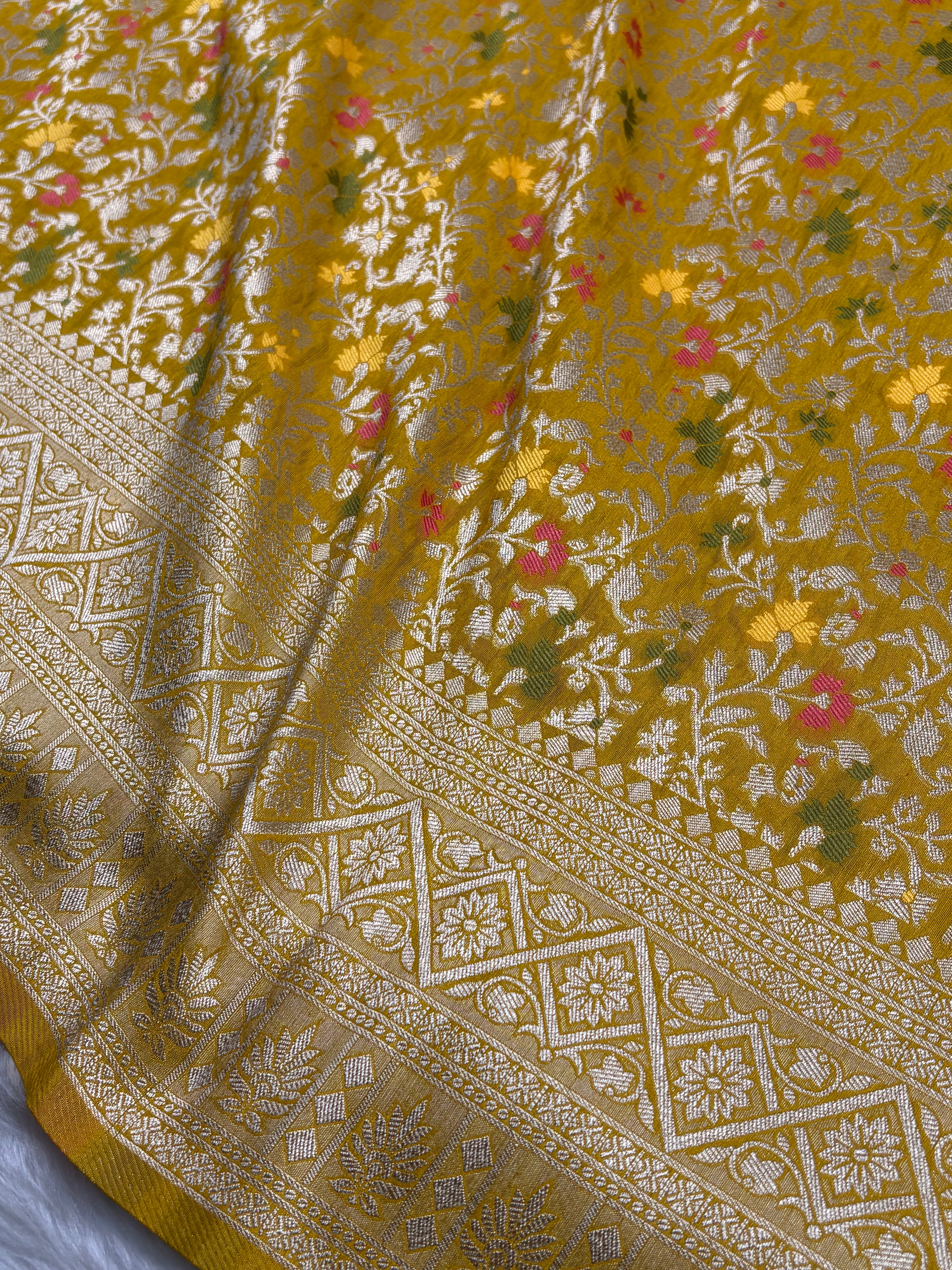 Banarasi Linen Pashmina Saree