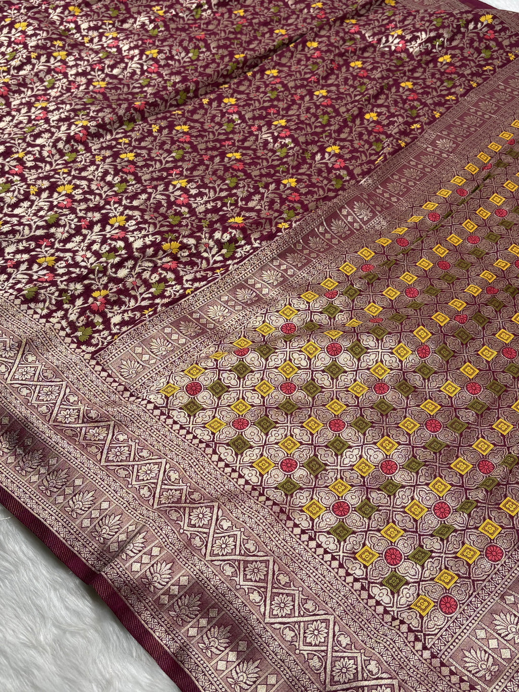 Banarasi Linen Pashmina Saree