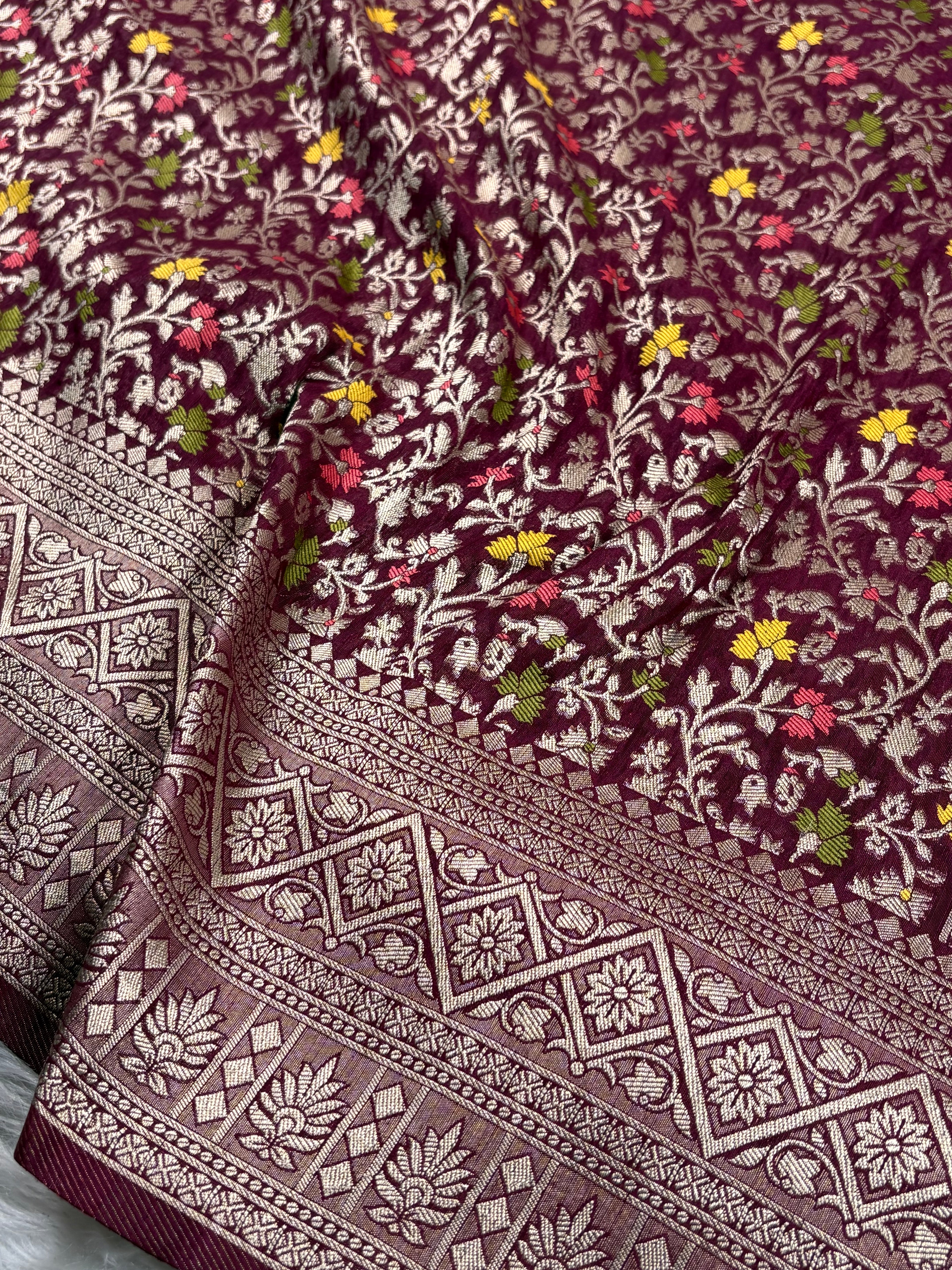 Banarasi Linen Pashmina Saree