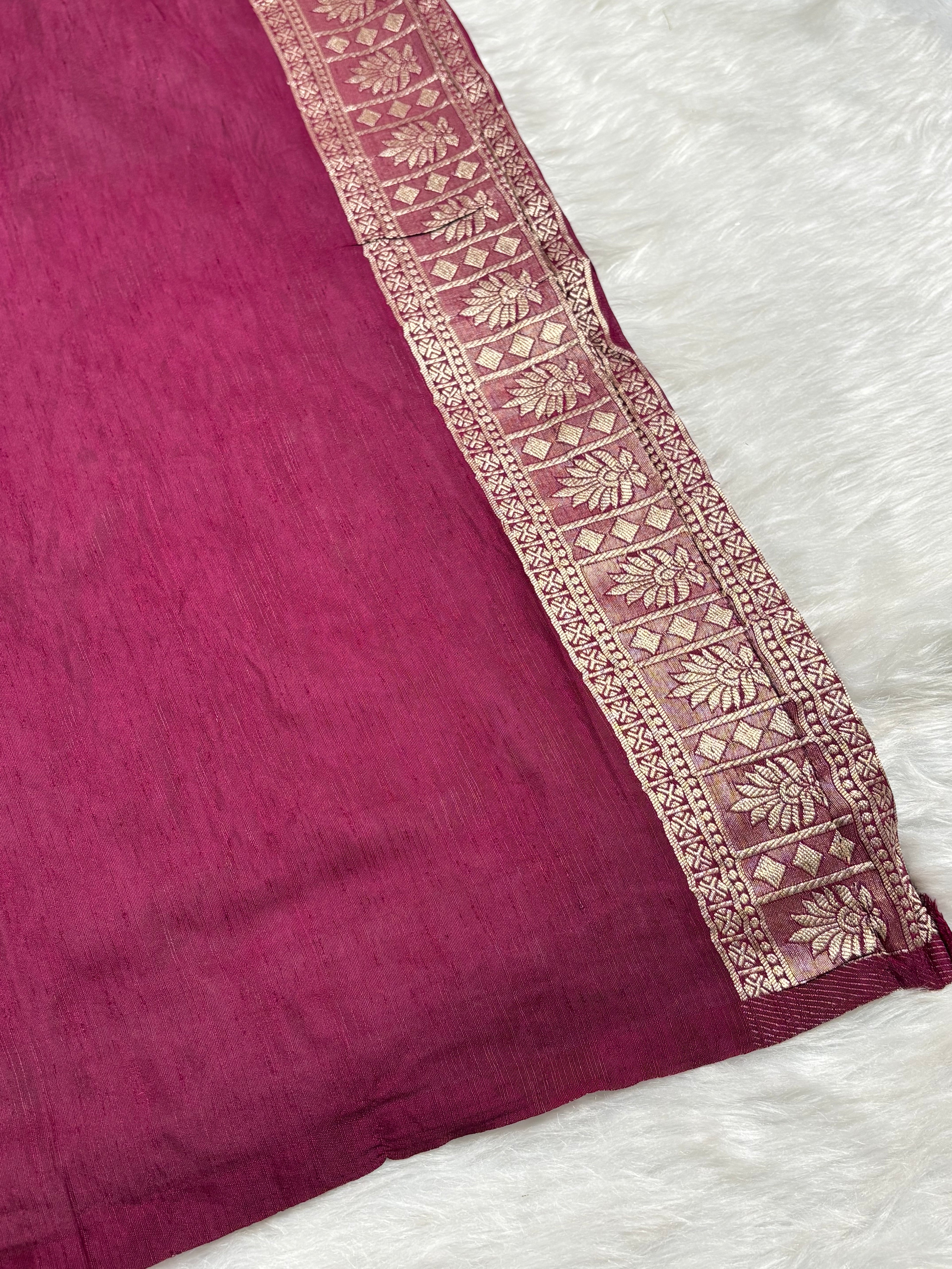 Banarasi Linen Pashmina Saree