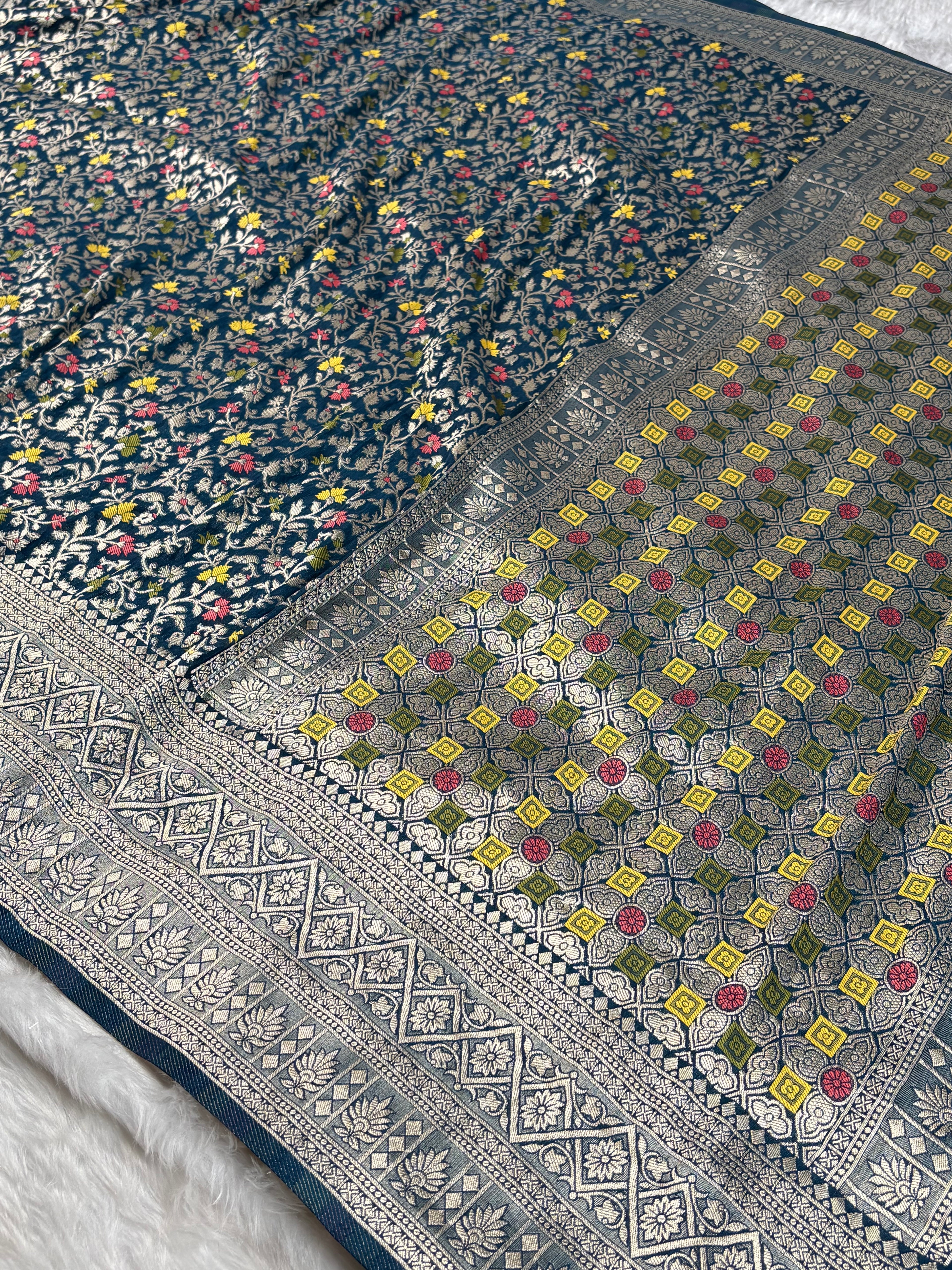 Banarasi Linen Pashmina Saree