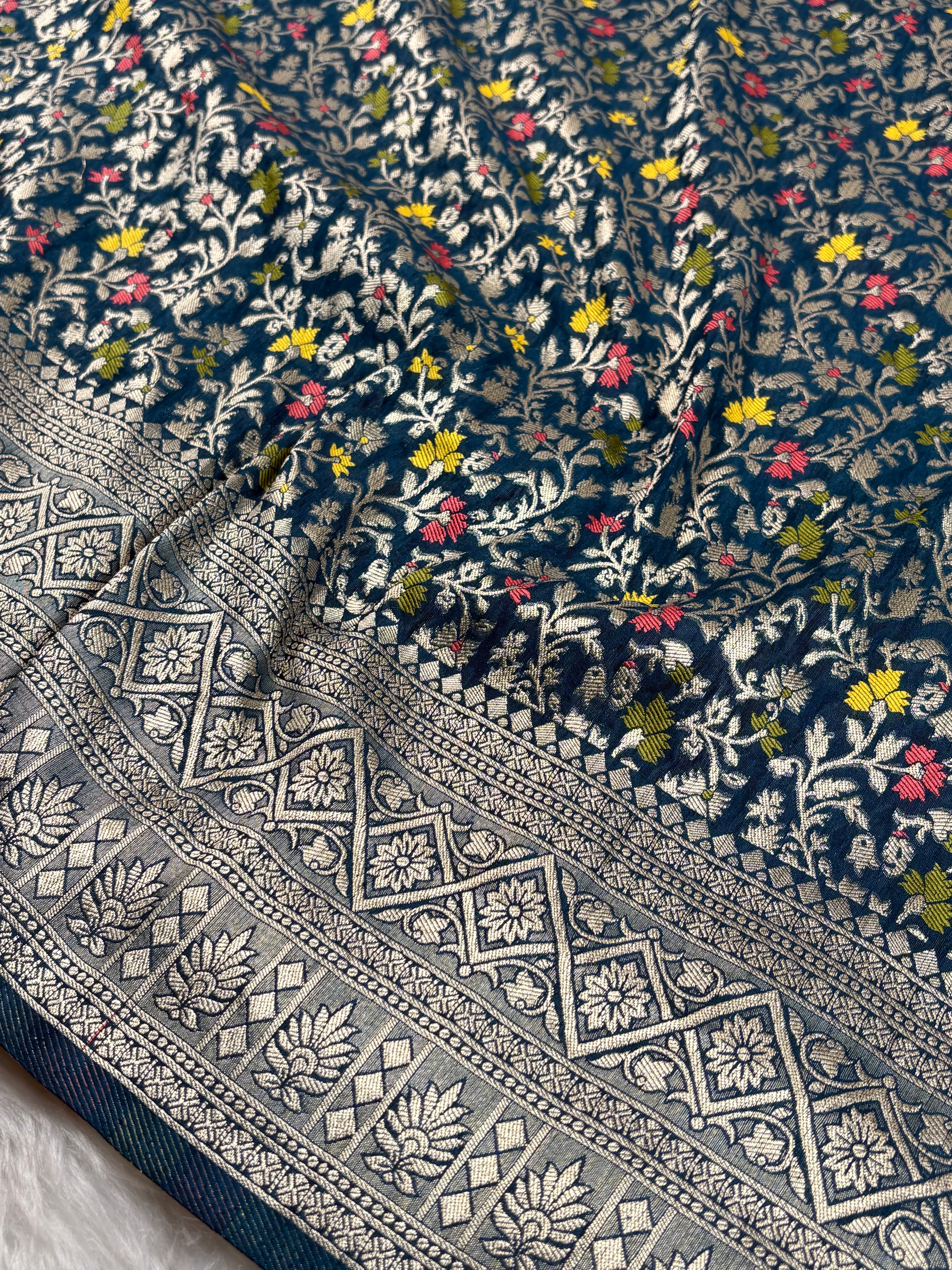 Banarasi Linen Pashmina Saree