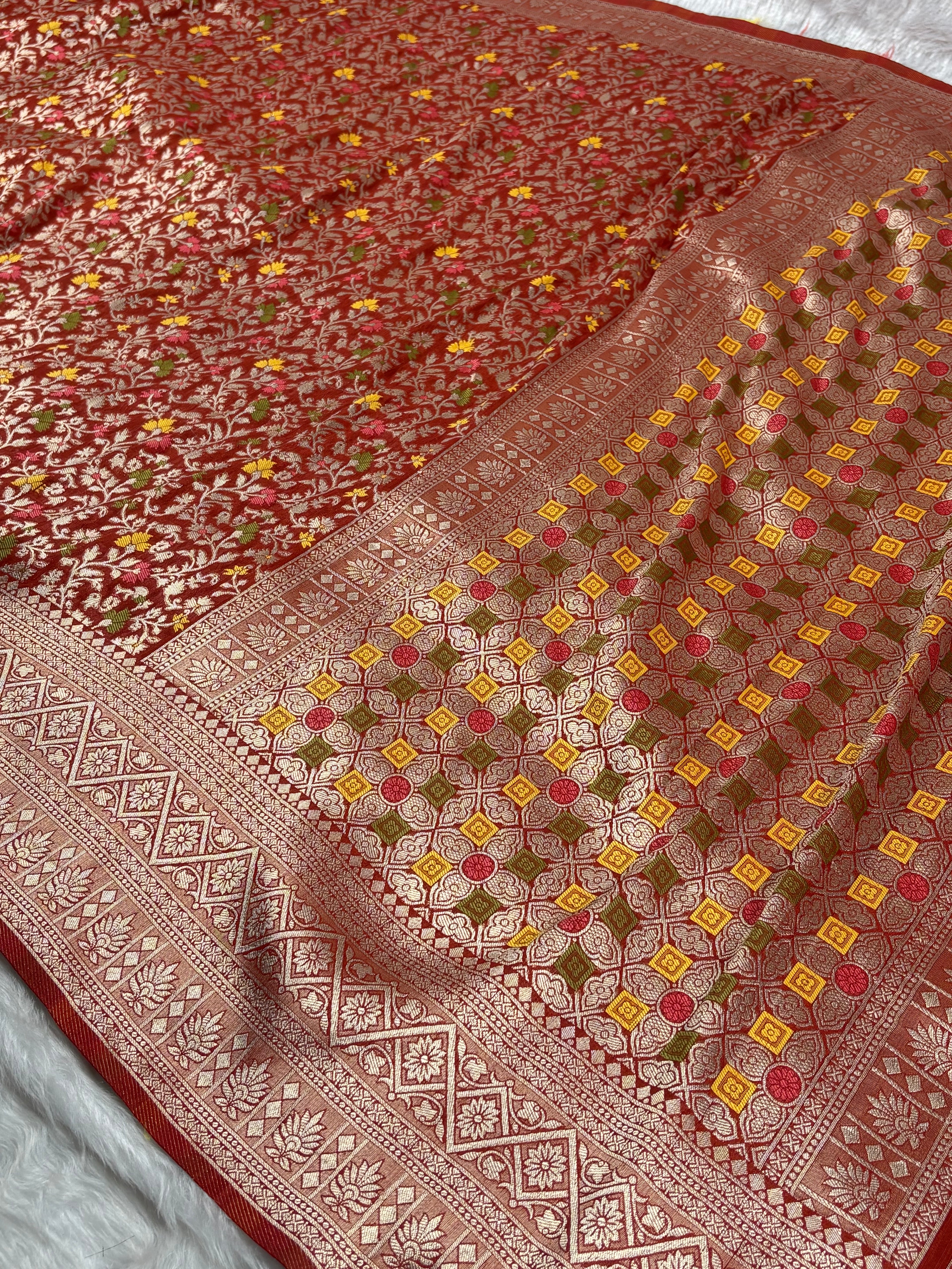 Banarasi Linen Pashmina Saree