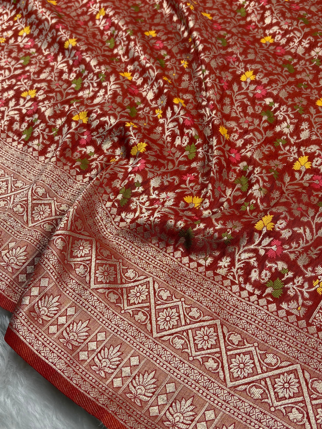 Banarasi Linen Pashmina Saree