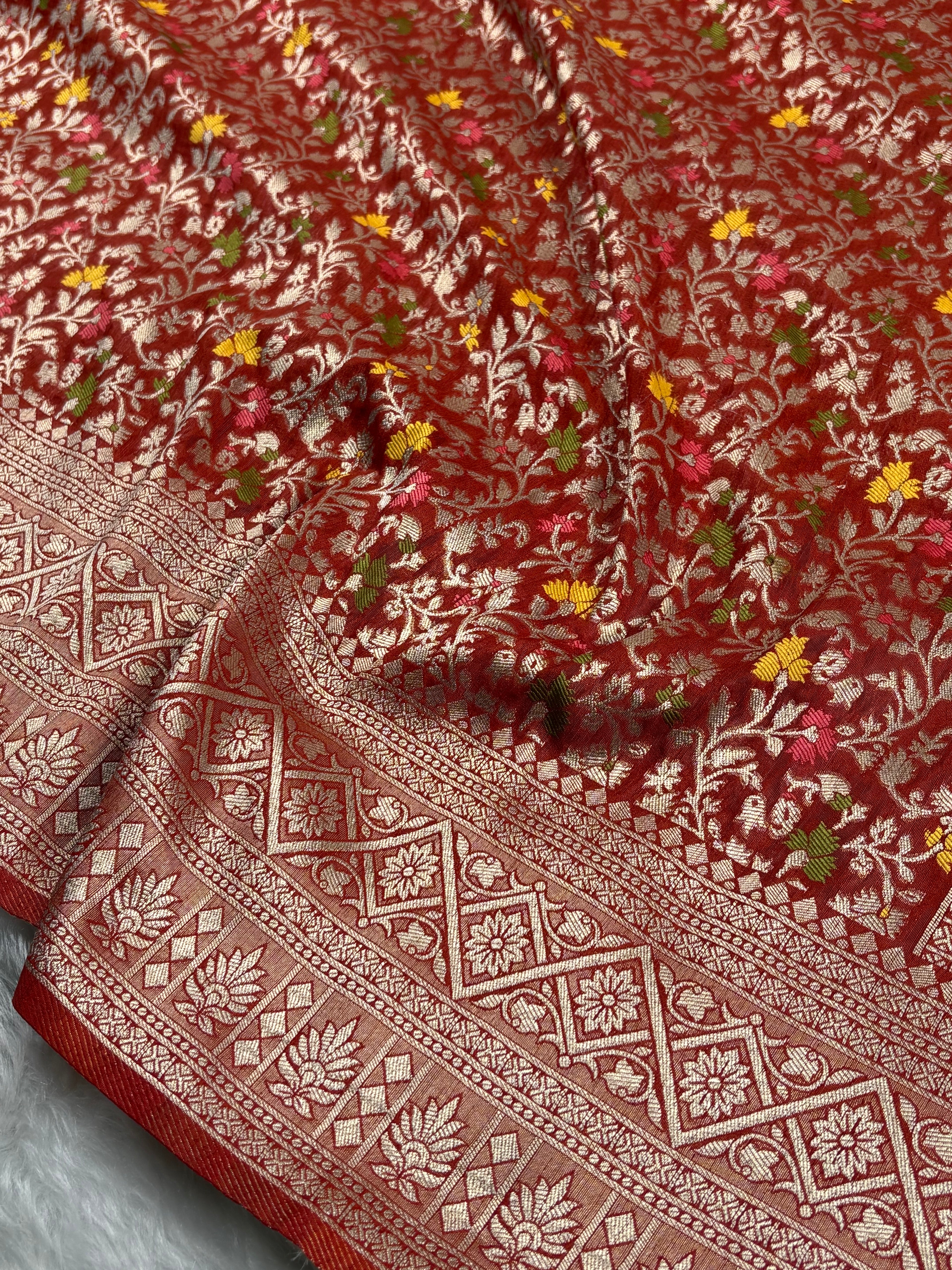 Banarasi Linen Pashmina Saree