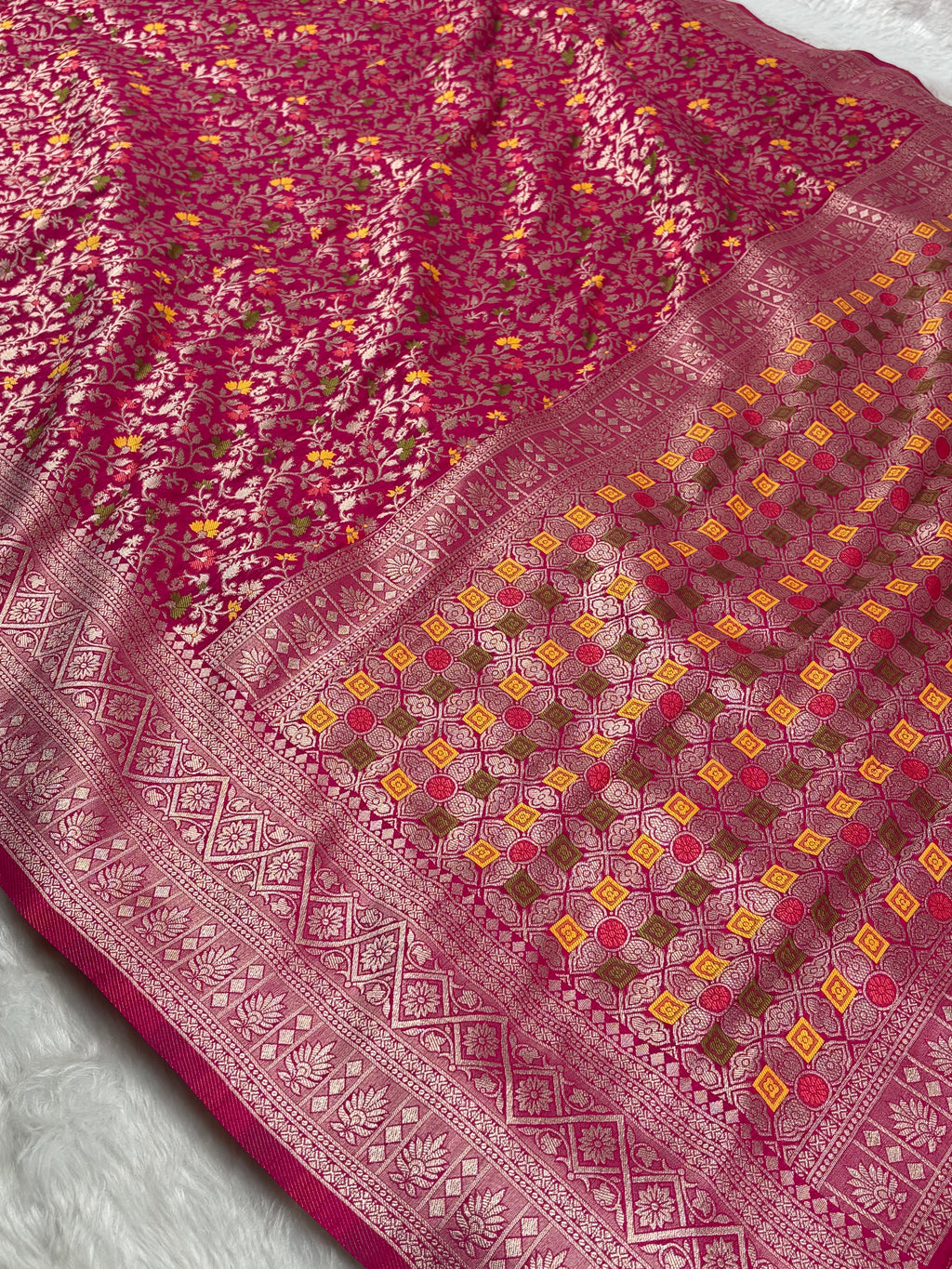 Banarasi Linen Pashmina Saree