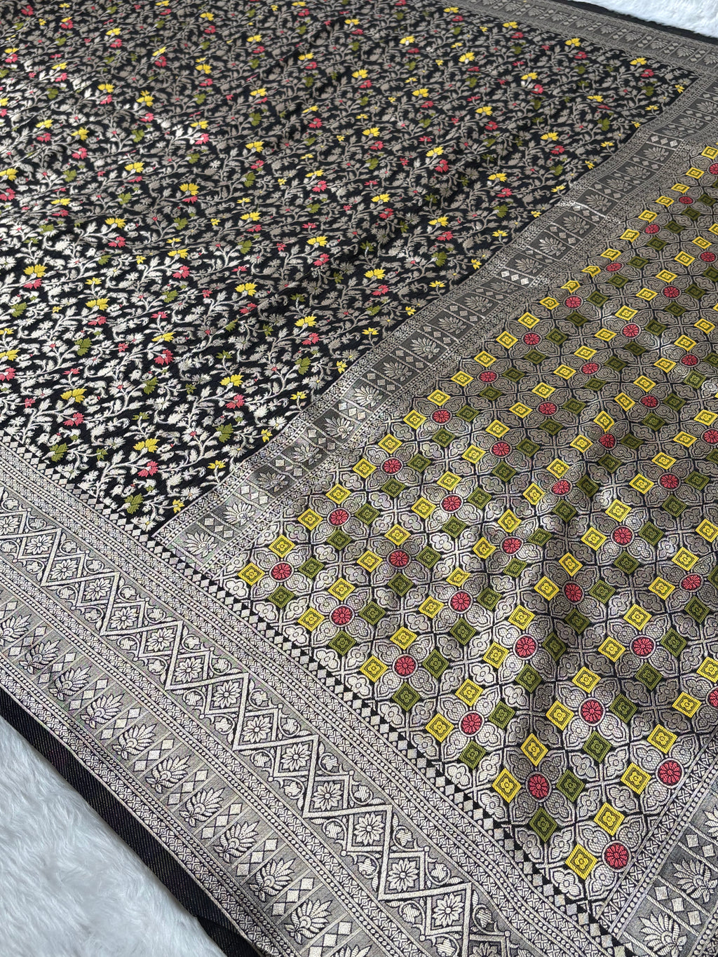 Banarasi Linen Pashmina Saree
