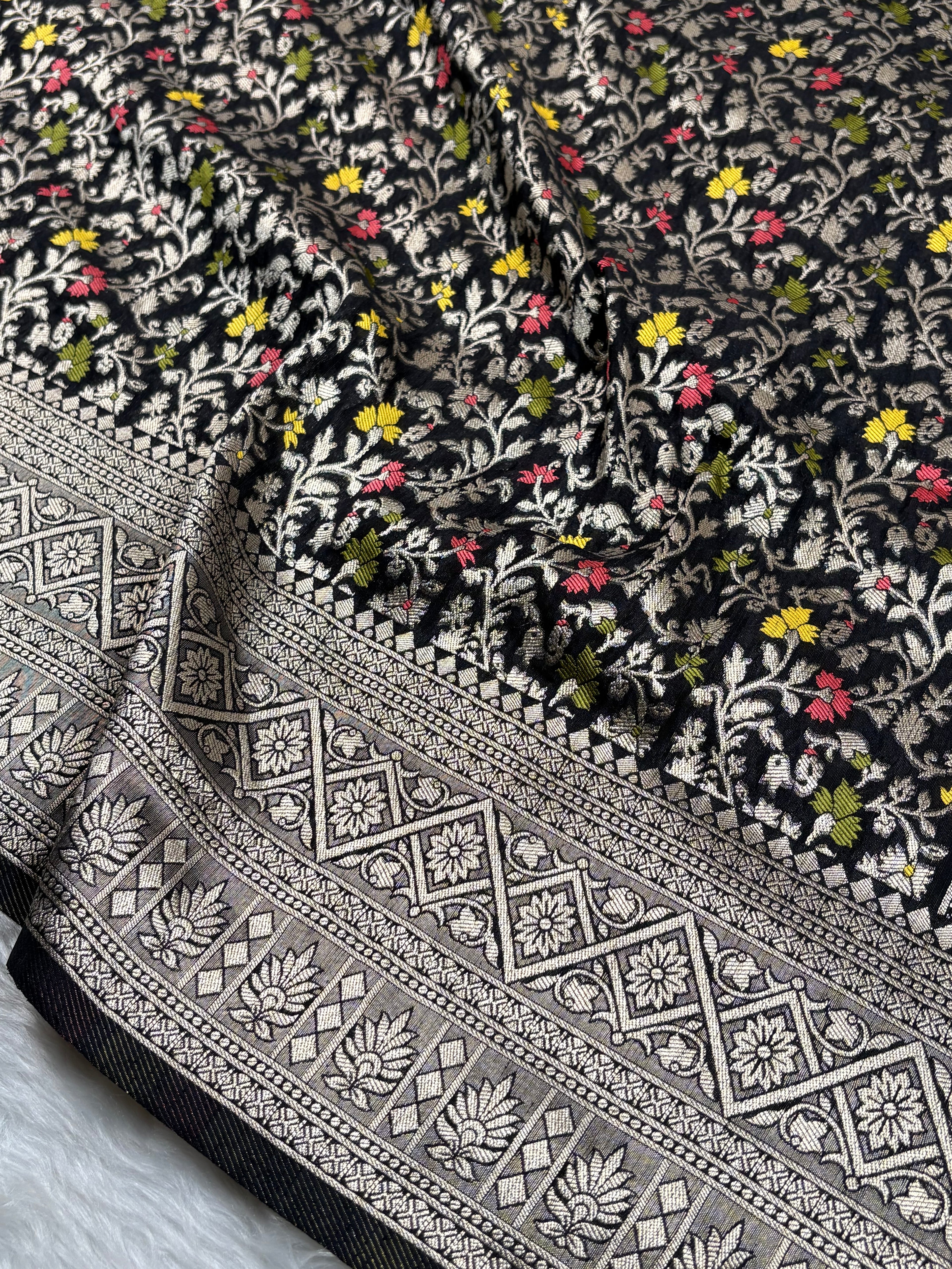 Banarasi Linen Pashmina Saree