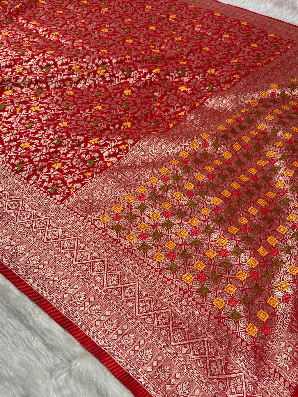 Banarasi Linen Pashmina Saree