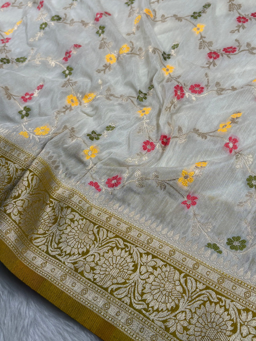 Banarasi Linen Pashmina Saree